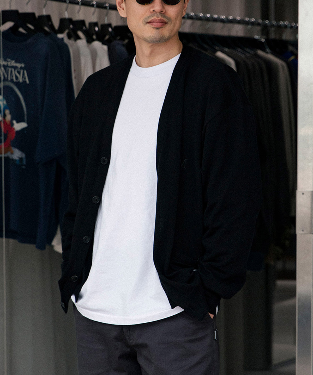 COTTON KNIT CARDIGAN