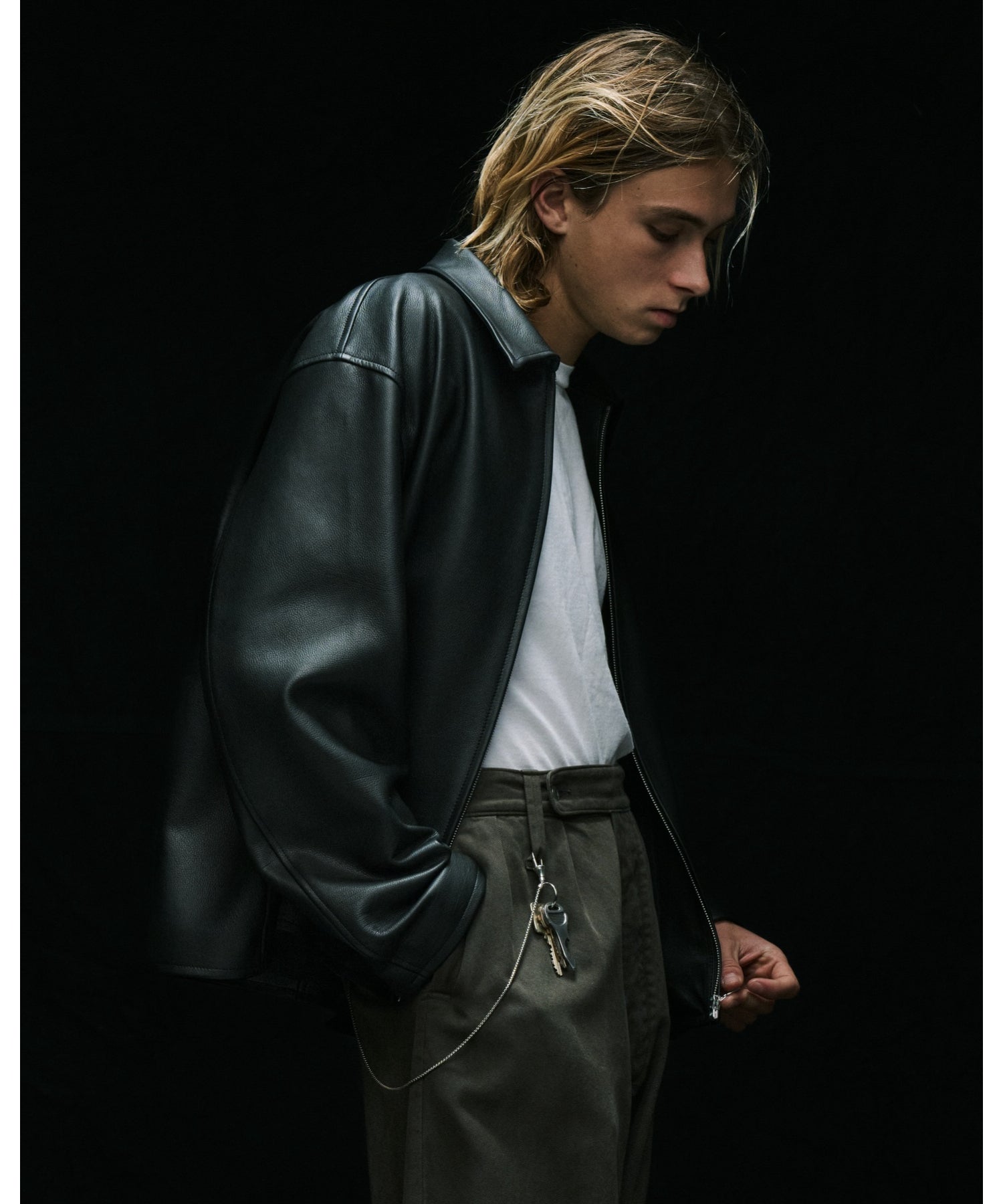 Leather Sports Jacket