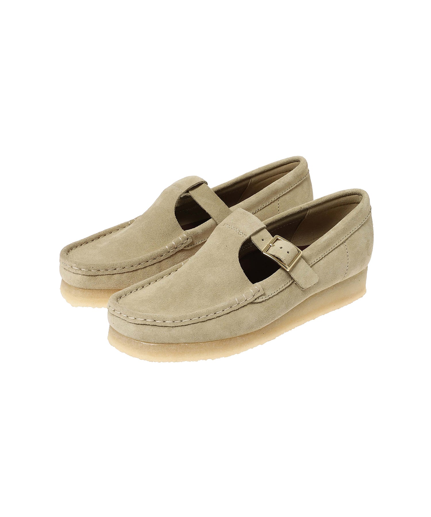 Wmns Wallabee T Bar Maple Suede - Clarks (クラークス) - shoes