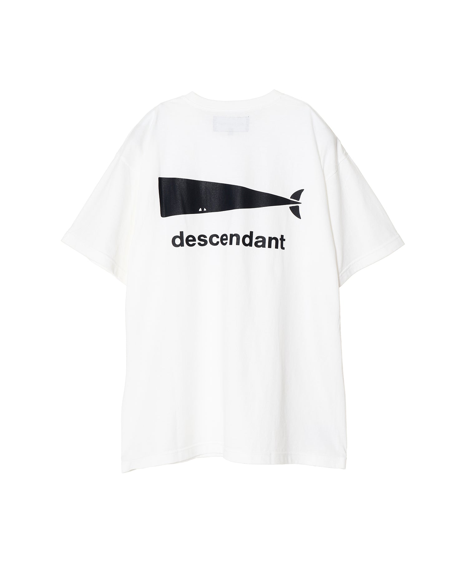 DESCENDANT CACHALOT SS バックロゴ 半袖Tシャツ 2 白 CACHALOT SS - DESCENDANT (ディセンダント) - tops (トップス