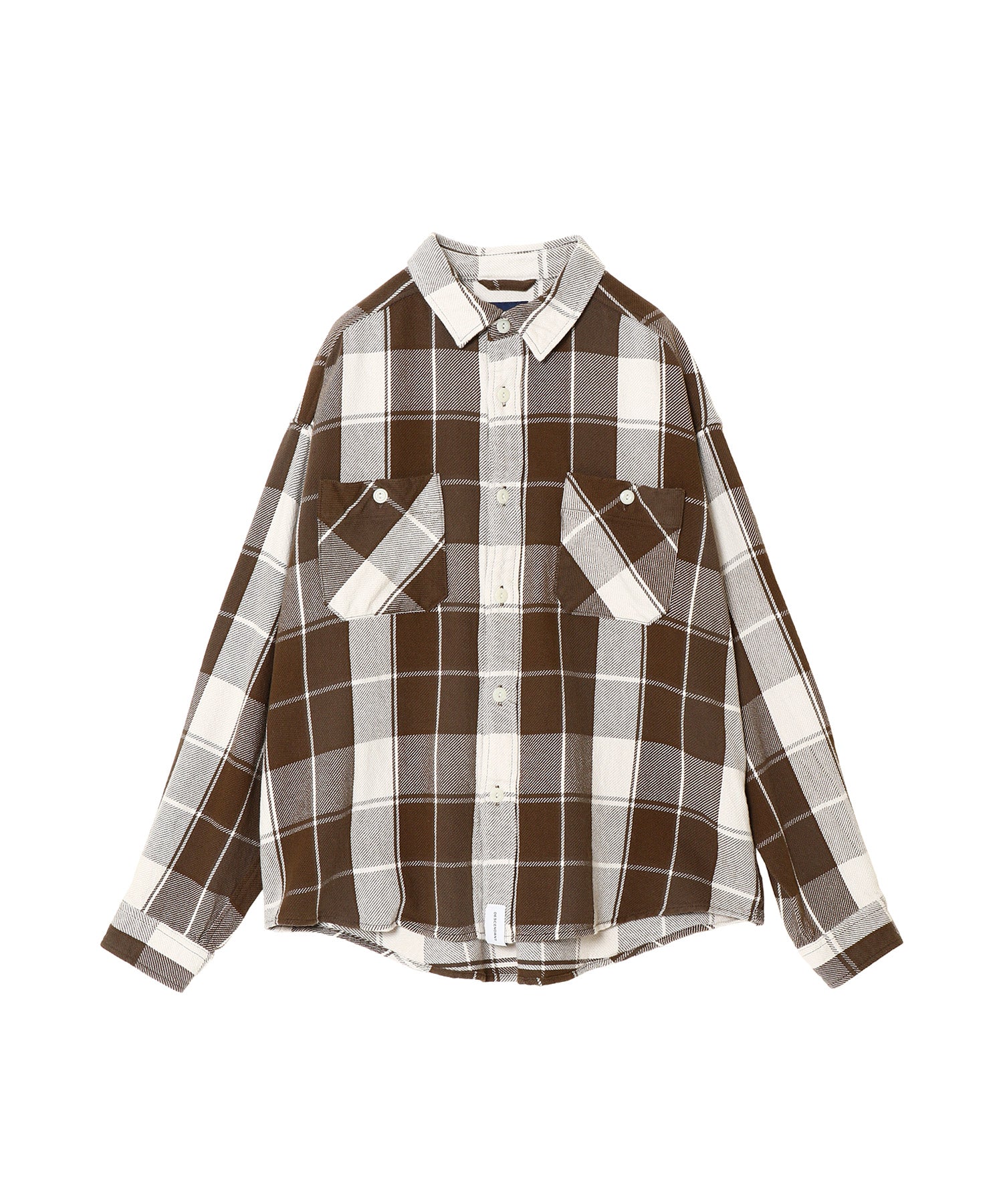 VANNING PLAID LS SHIRT - DESCENDANT (ディセンダント) - tops