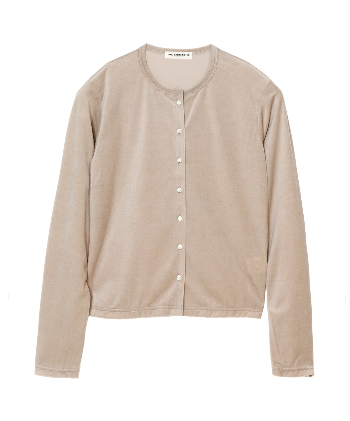 VELOUR CARDIGAN