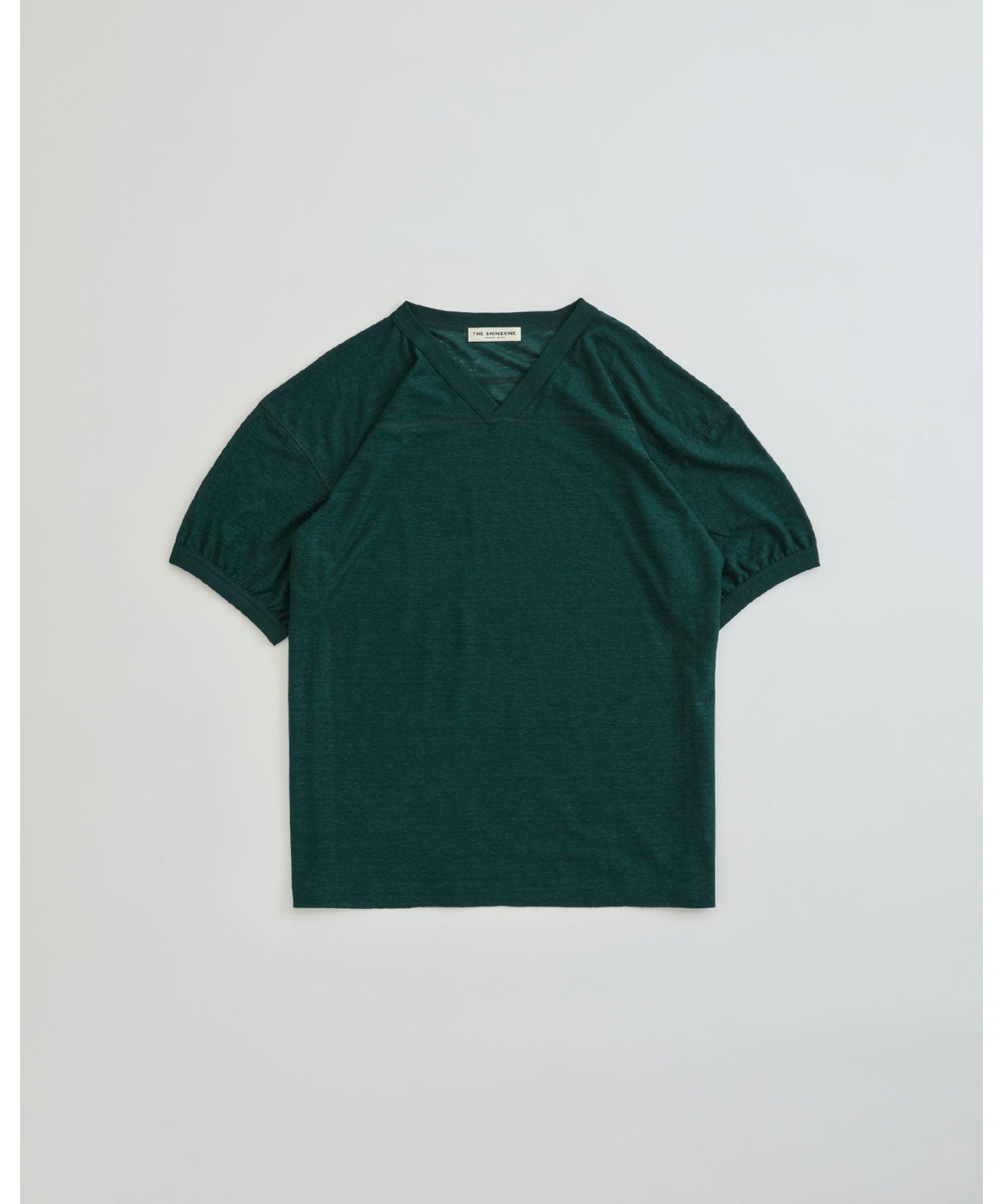 LINEN FOOTBALL TEE - THE SHINZONE (ザ シンゾーン) - tops (トップス