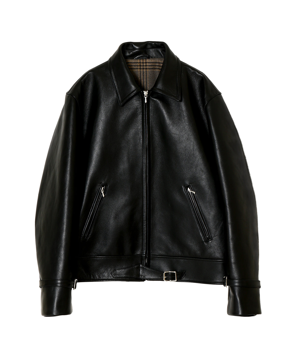 Leather French Riders Jacket