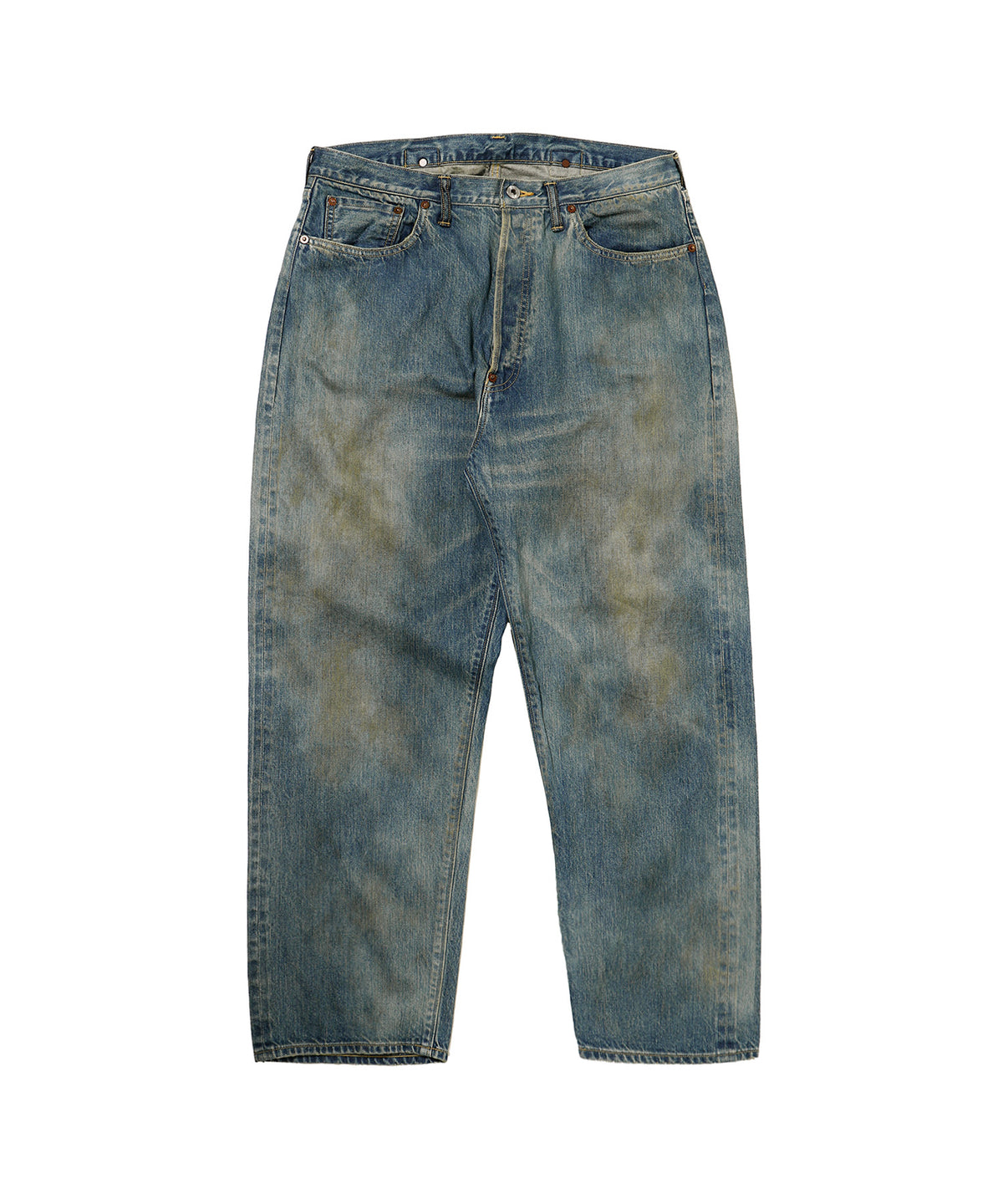 No.37 Washed Wide Denim Pants