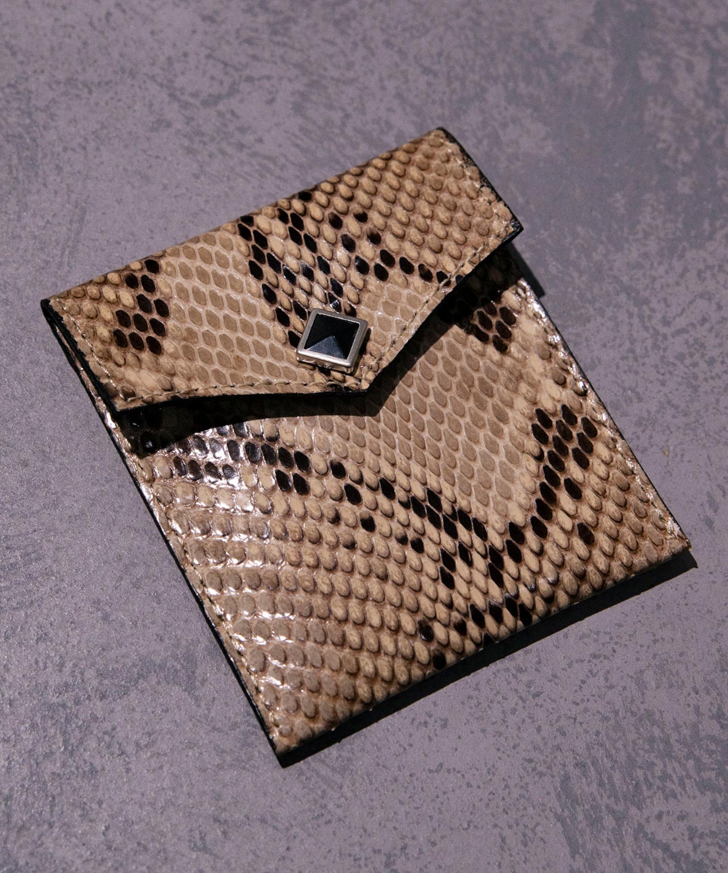 PYTHON LEATHER PORTABLE ASHTRAY - WACKO MARIA (ワコマリア) - goods