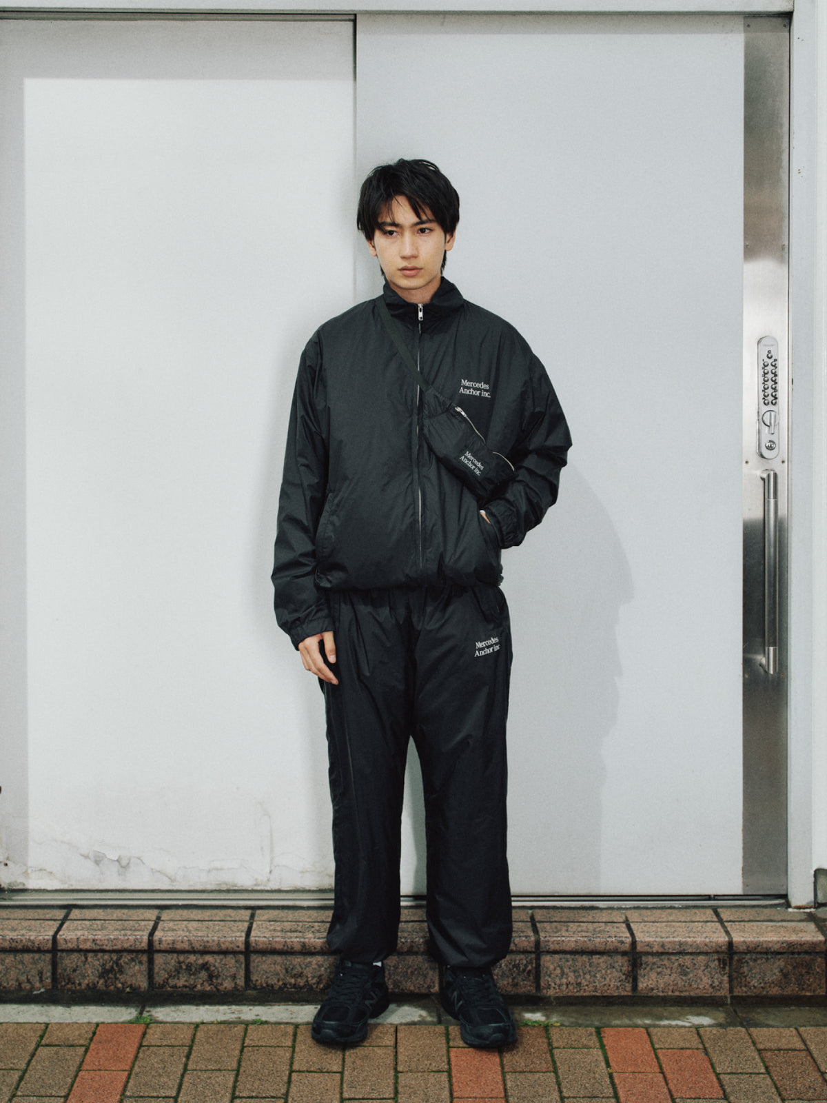 LIGHT WEIGHT NYLON TRACK PANTS