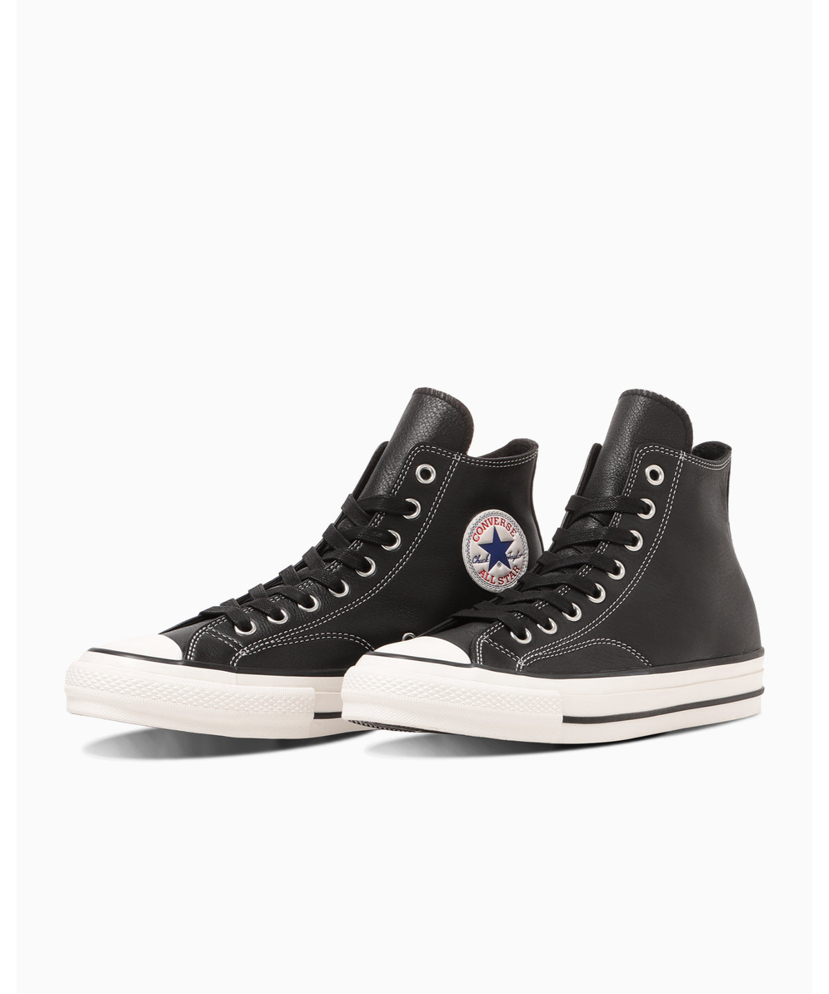 CHUCK TAYLOR LEATHER HI BLACK