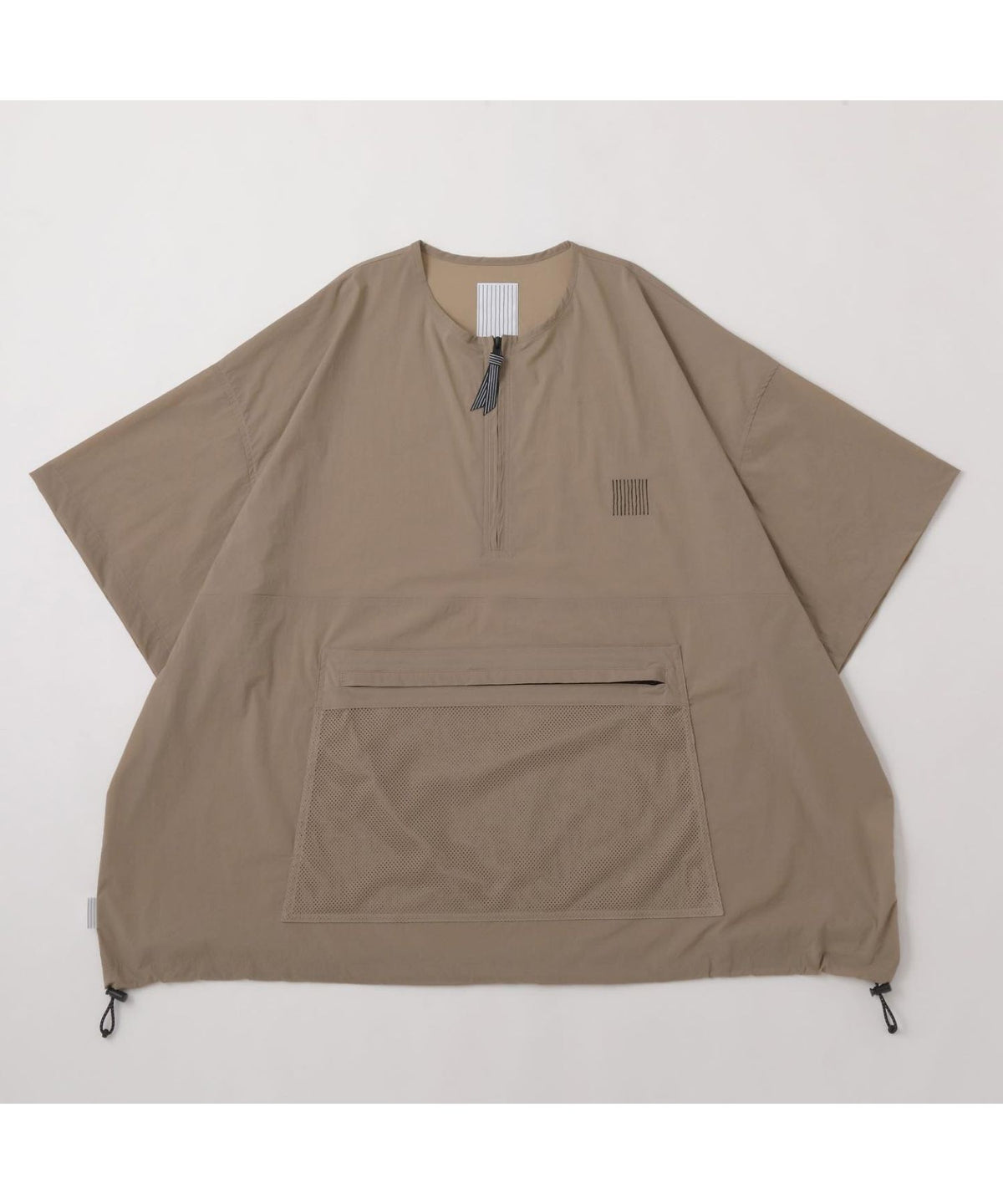 HALF ZIP NYLON SHIRT
