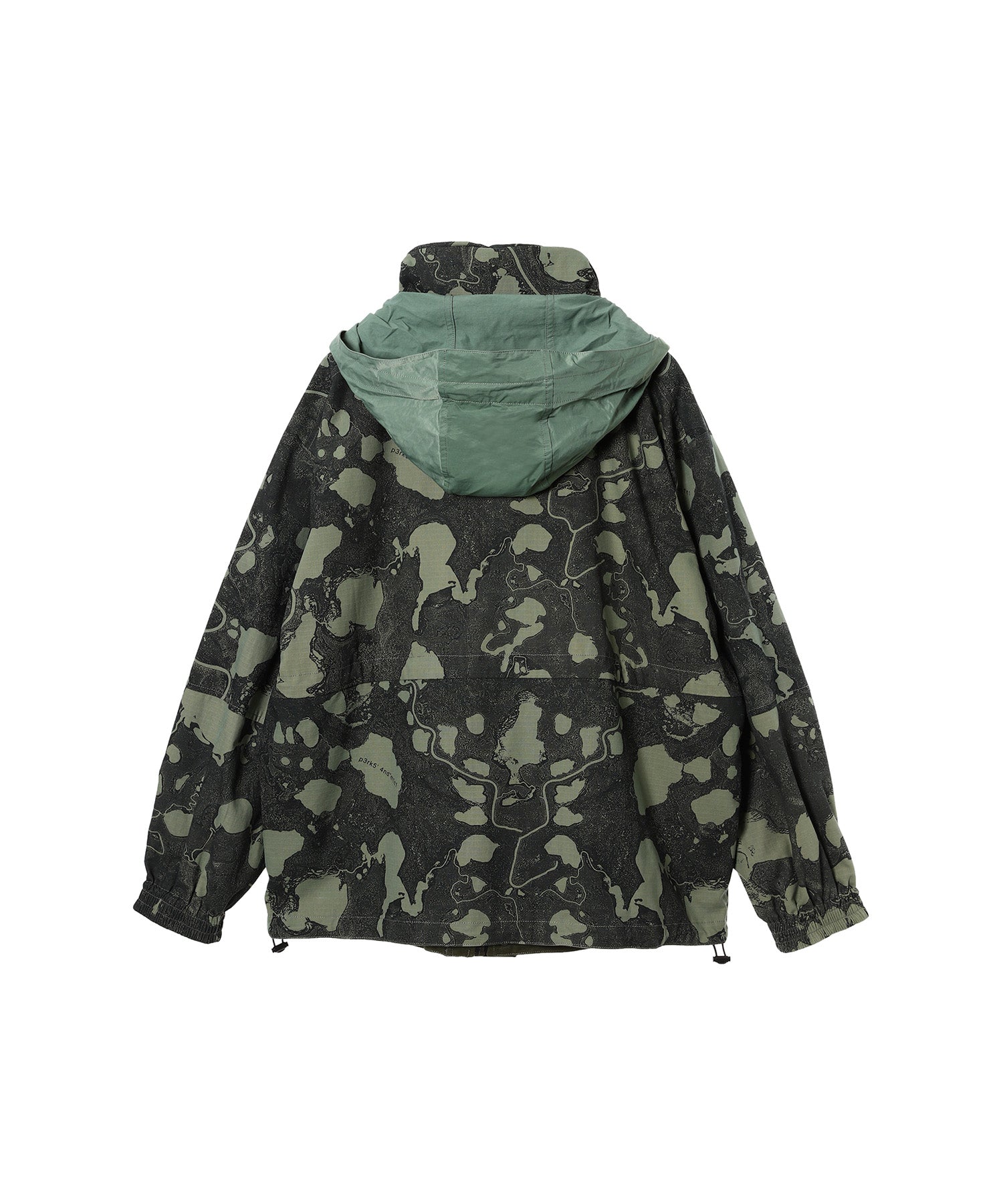 Reversible GEO Mapping Parka Jacket