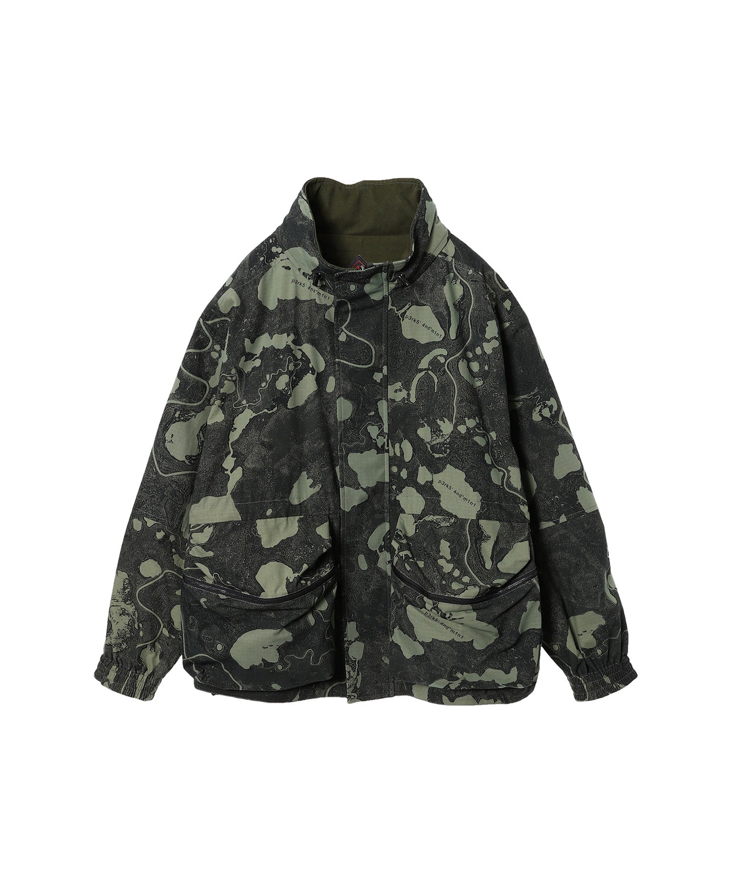 Reversible GEO Mapping Parka Jacket - P.A.M. / Perks And Mini