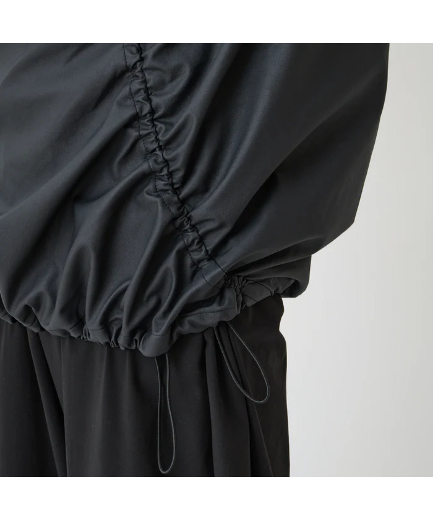 SYNTHETIC LEATHER PULLOVER