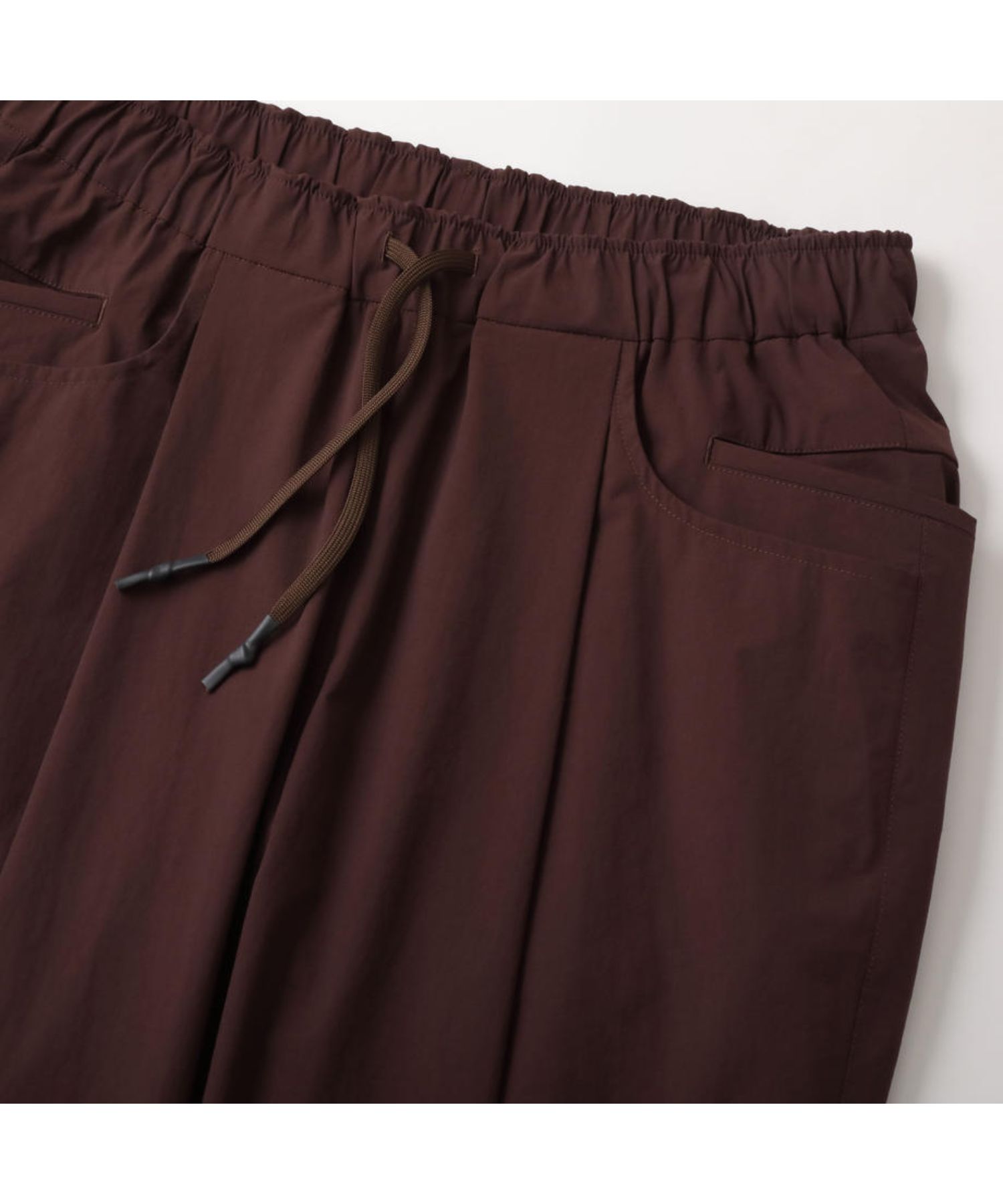 Wide Tapered Easy Pants (Nylon)