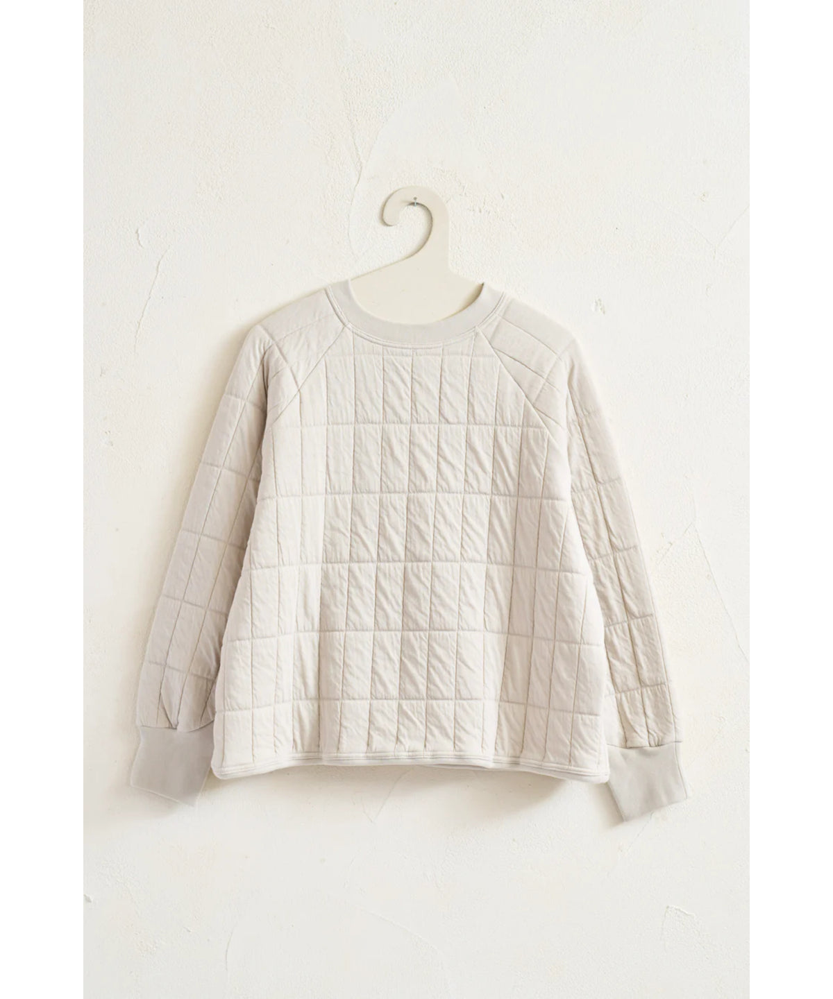 Quilt Jacquard Pullover