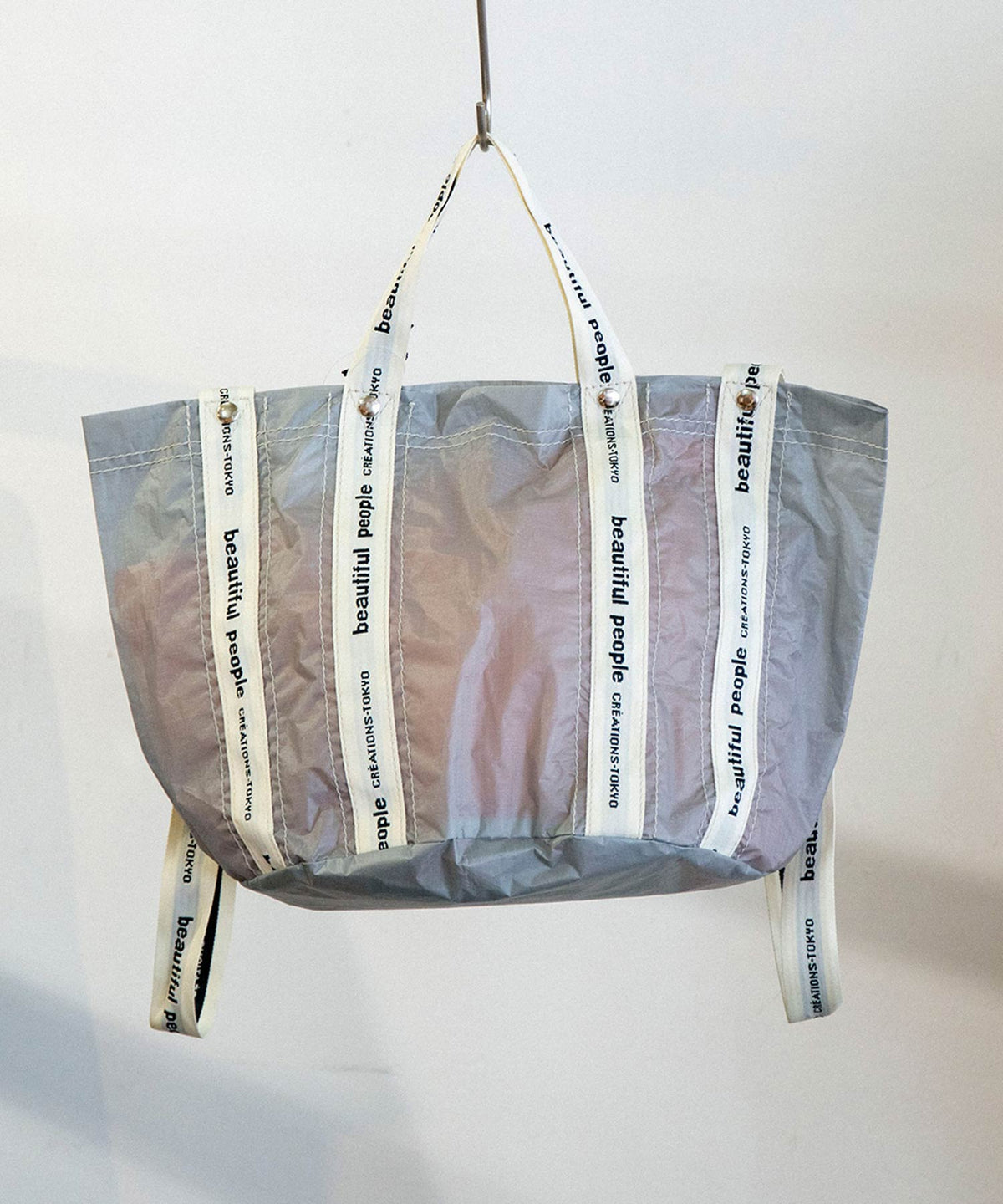 sail cloth logo tape shift bag S