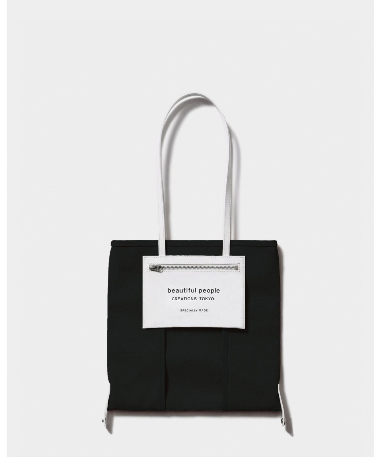 lining logo pocket tote bag M - beautiful people (ビューティフル