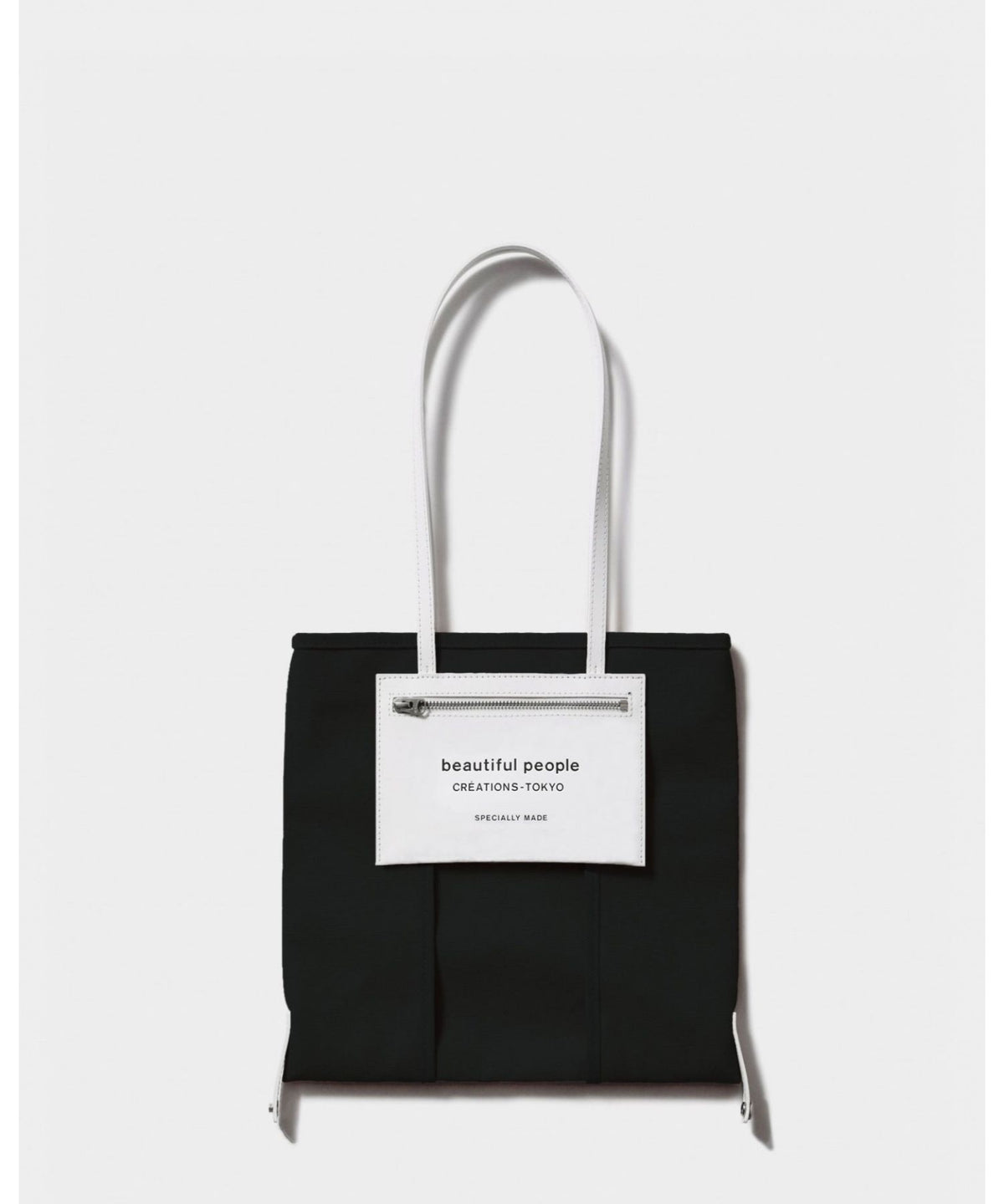 lining logo pocket tote bag M