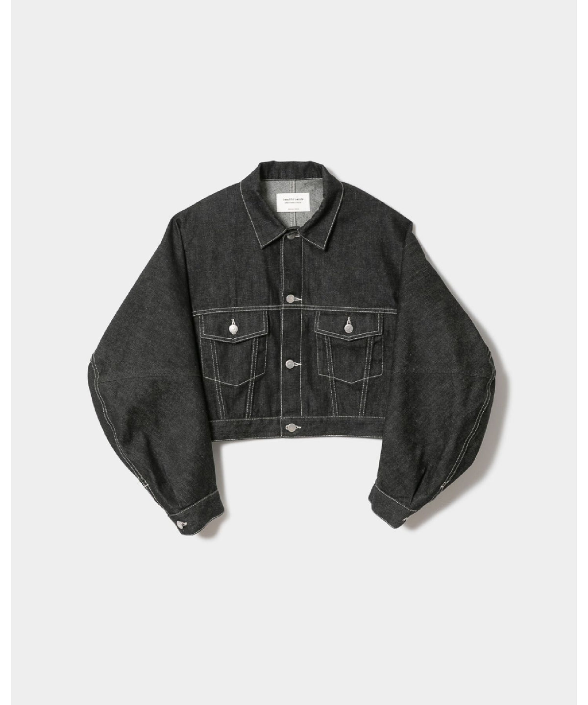 selvedge denim short blouson