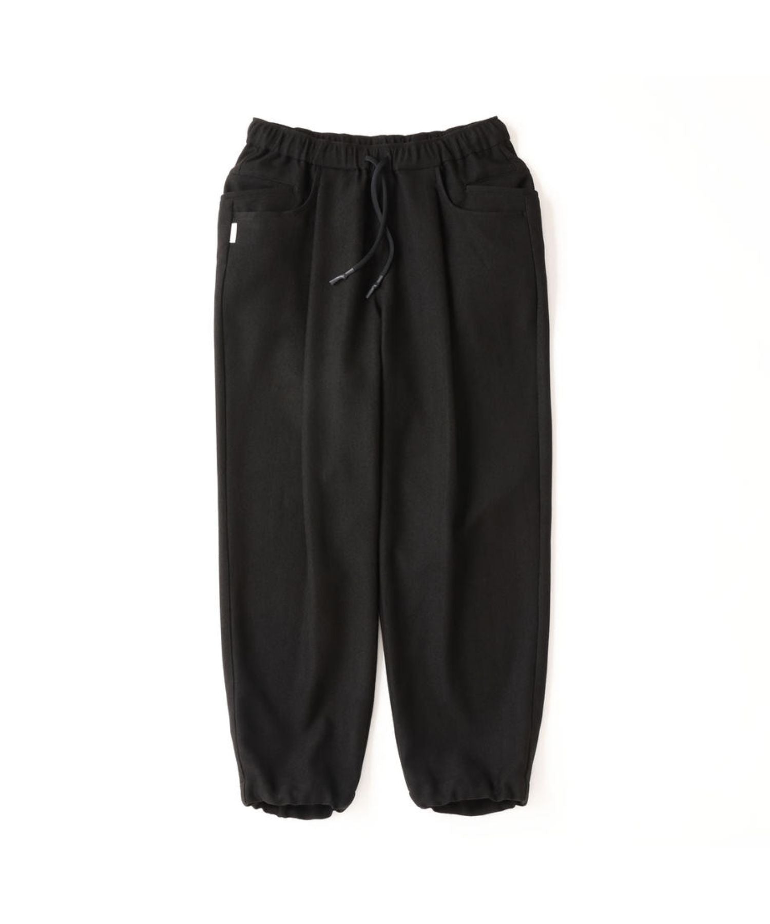Wide Tapered Easy Pants (Woolherringbone)