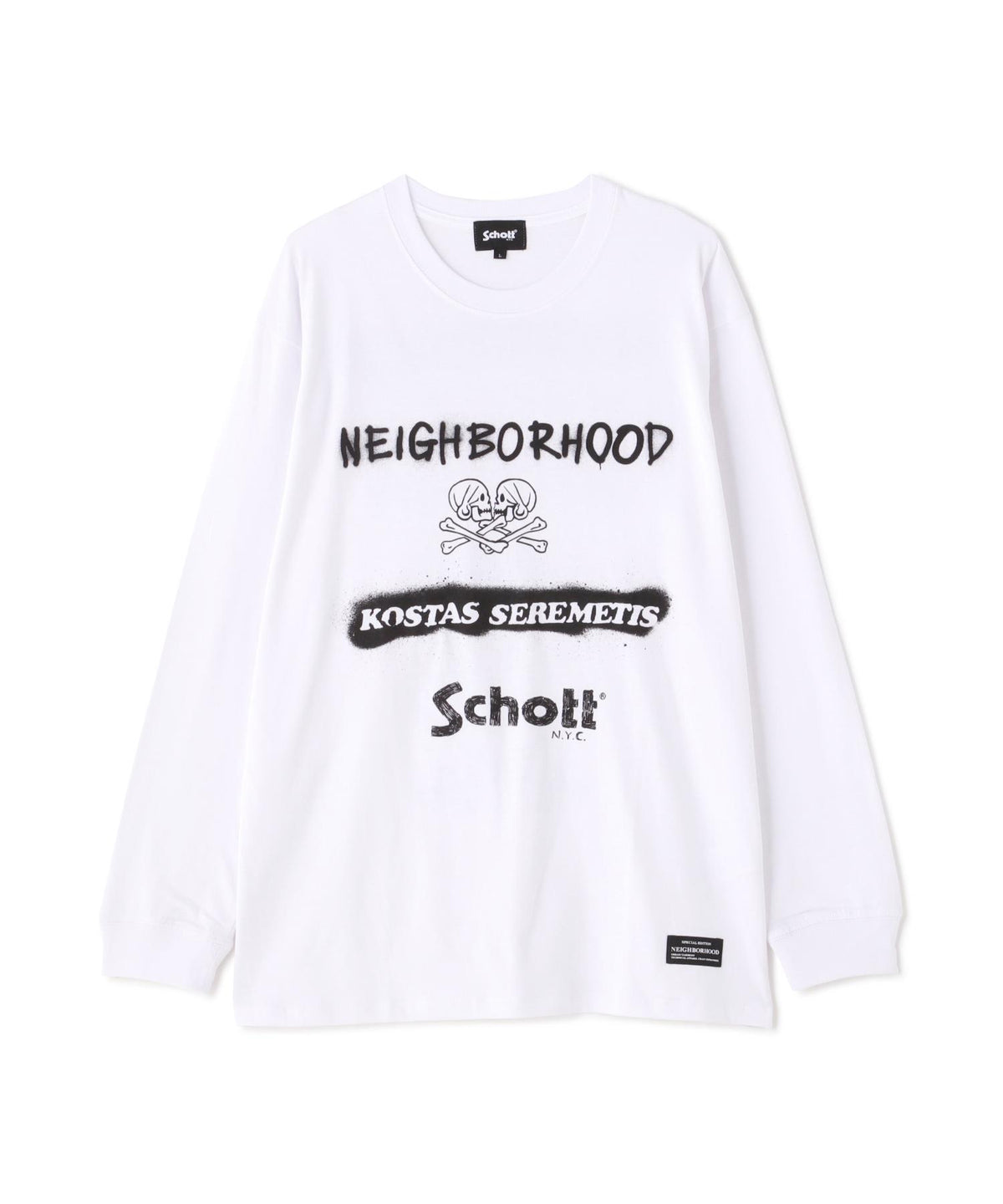 NH X Schott X KOSTAS SEREMETIS . TEE LS