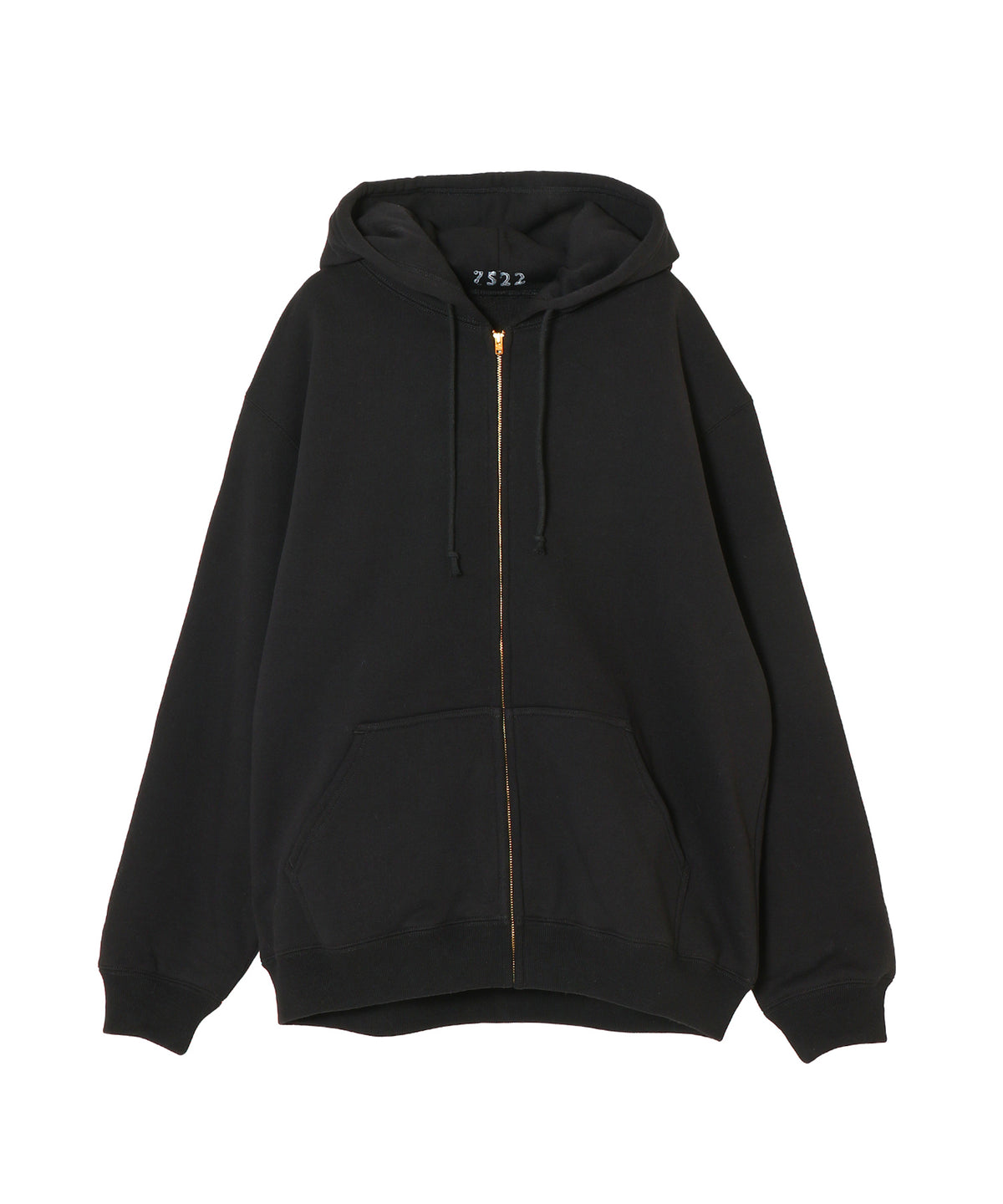 ZIPUP HOODIE BLACK