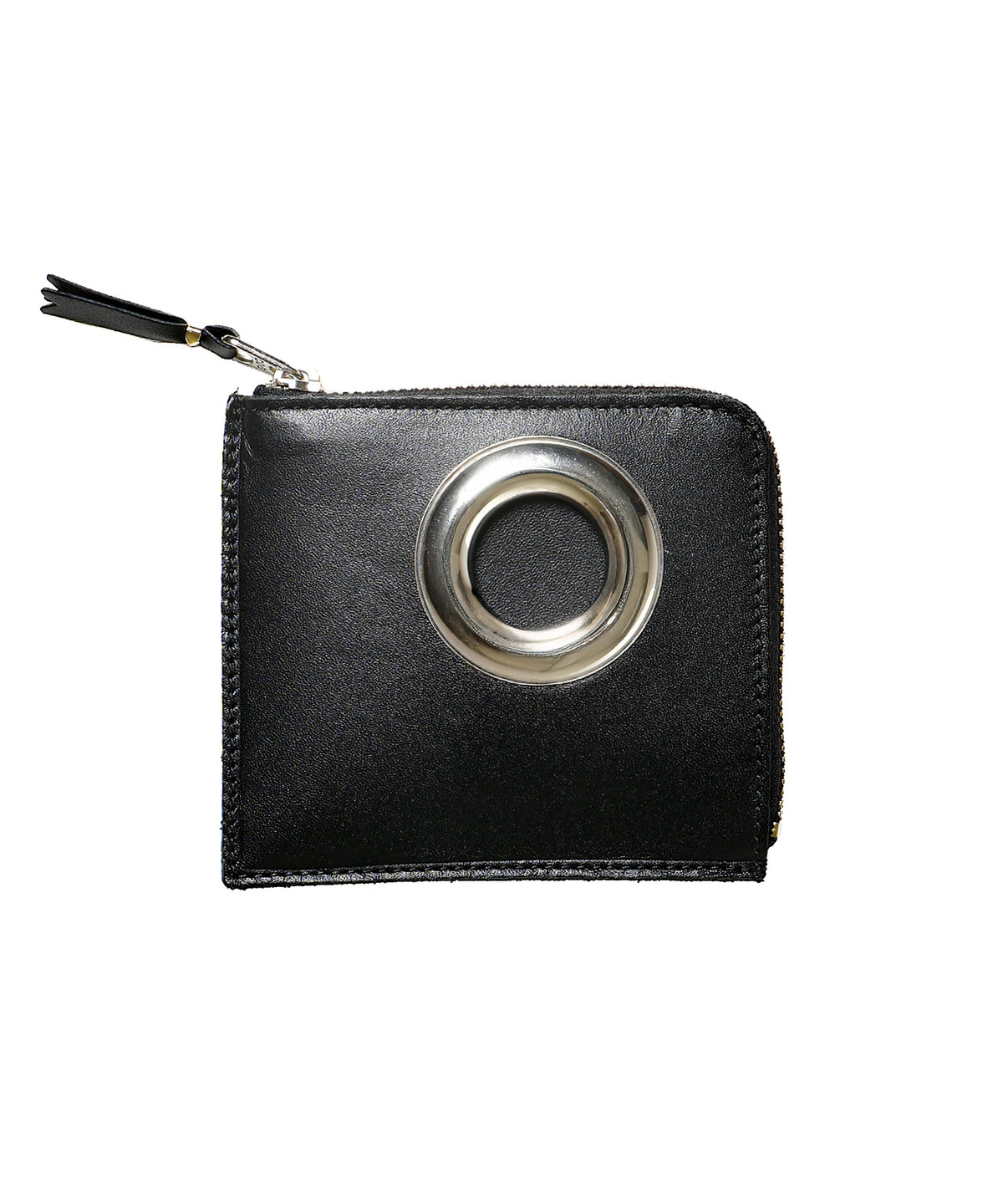 L字型ZIP財布(Silver Eyelet)