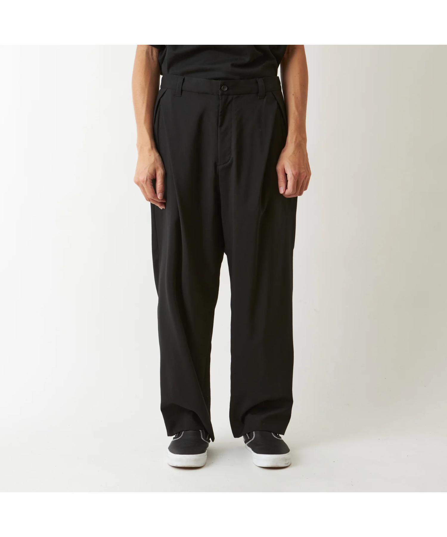TROPICAL WOOL 2 TUCK PANTS