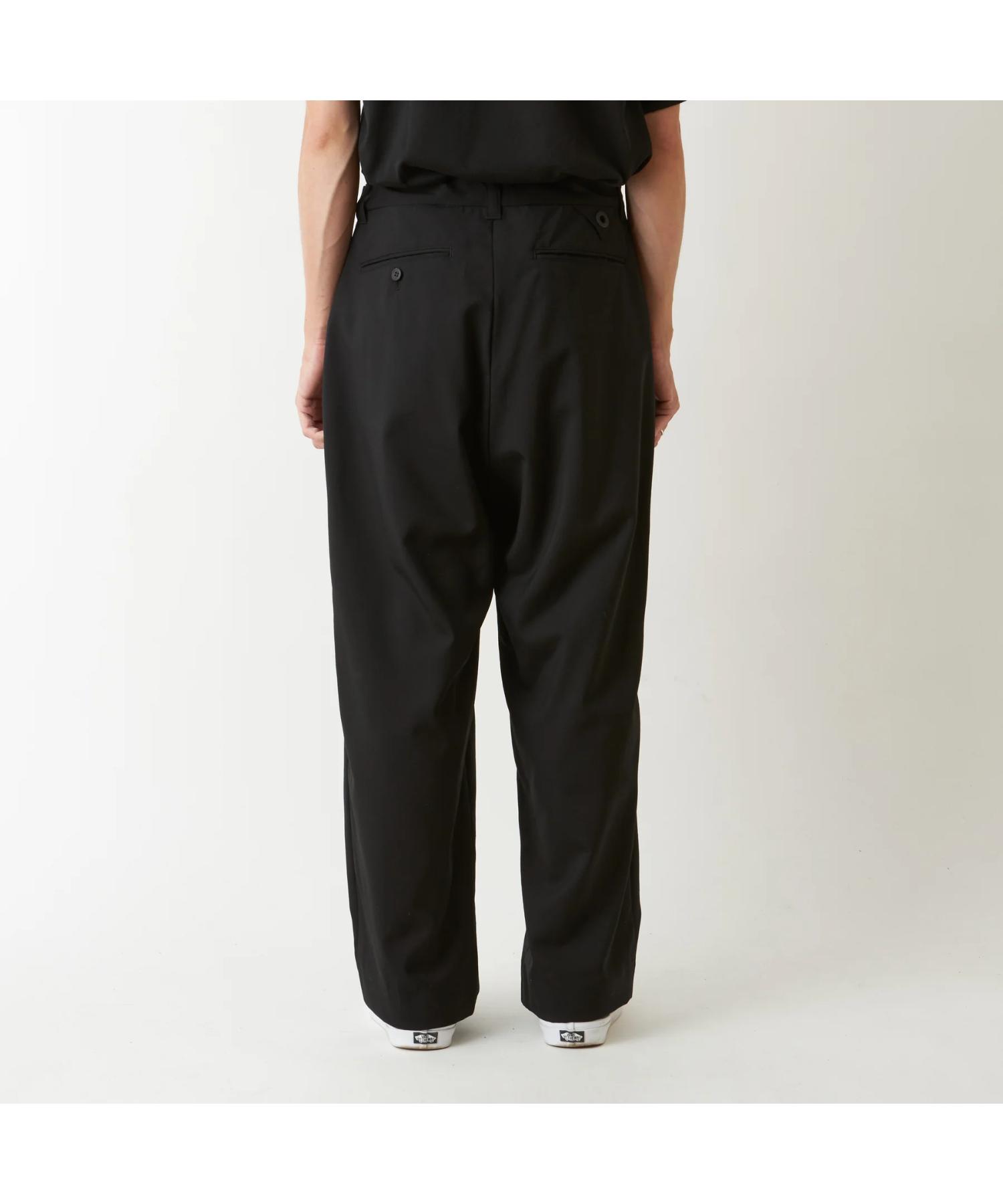 TROPICAL WOOL 2 TUCK PANTS
