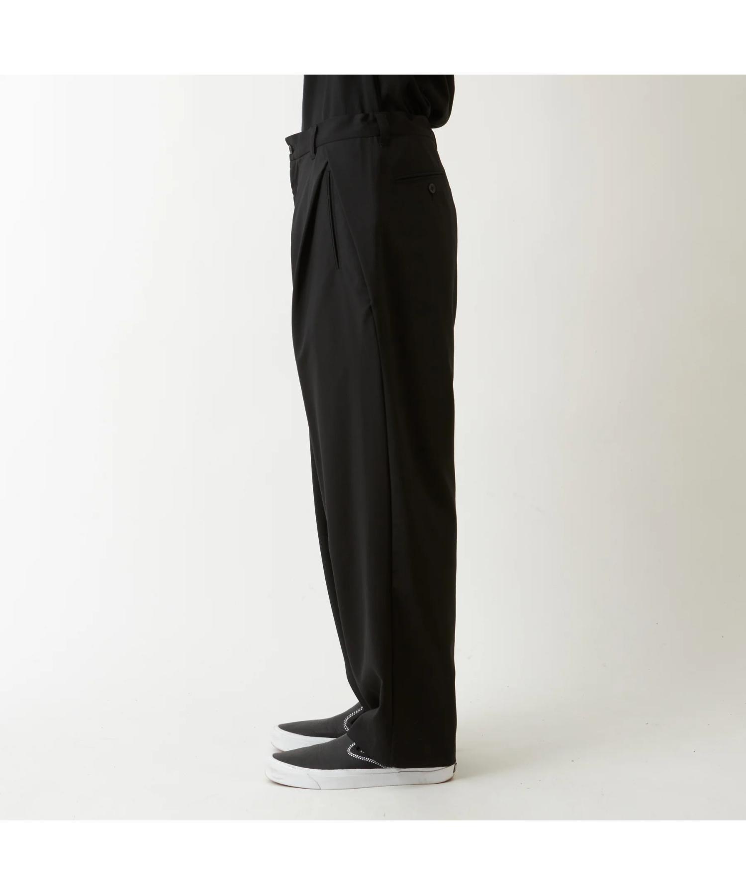 TROPICAL WOOL 2 TUCK PANTS