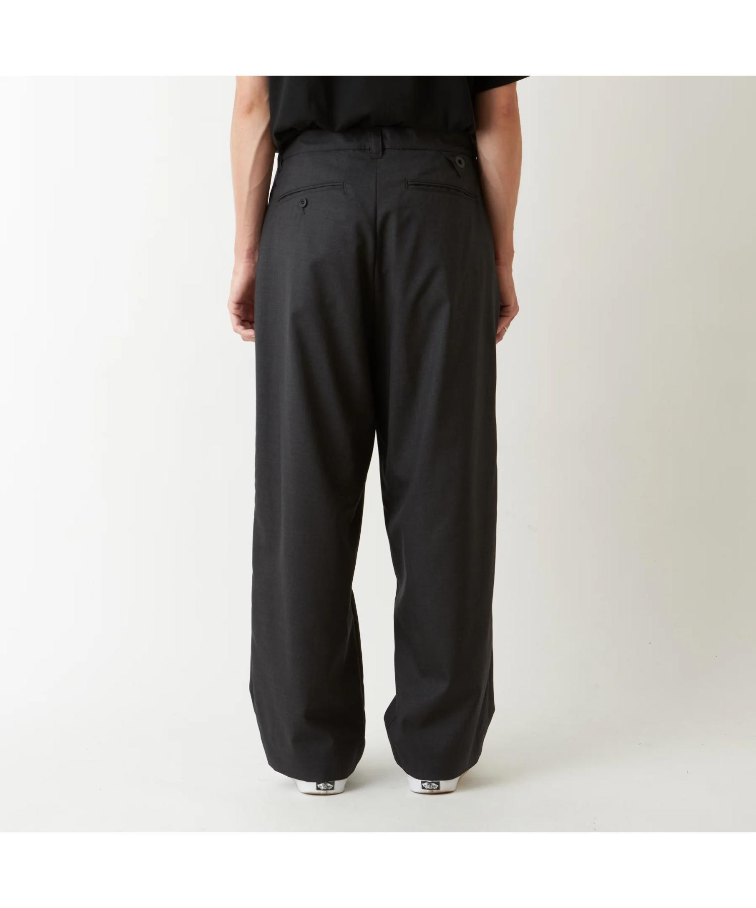 TROPICAL WOOL 2 TUCK PANTS