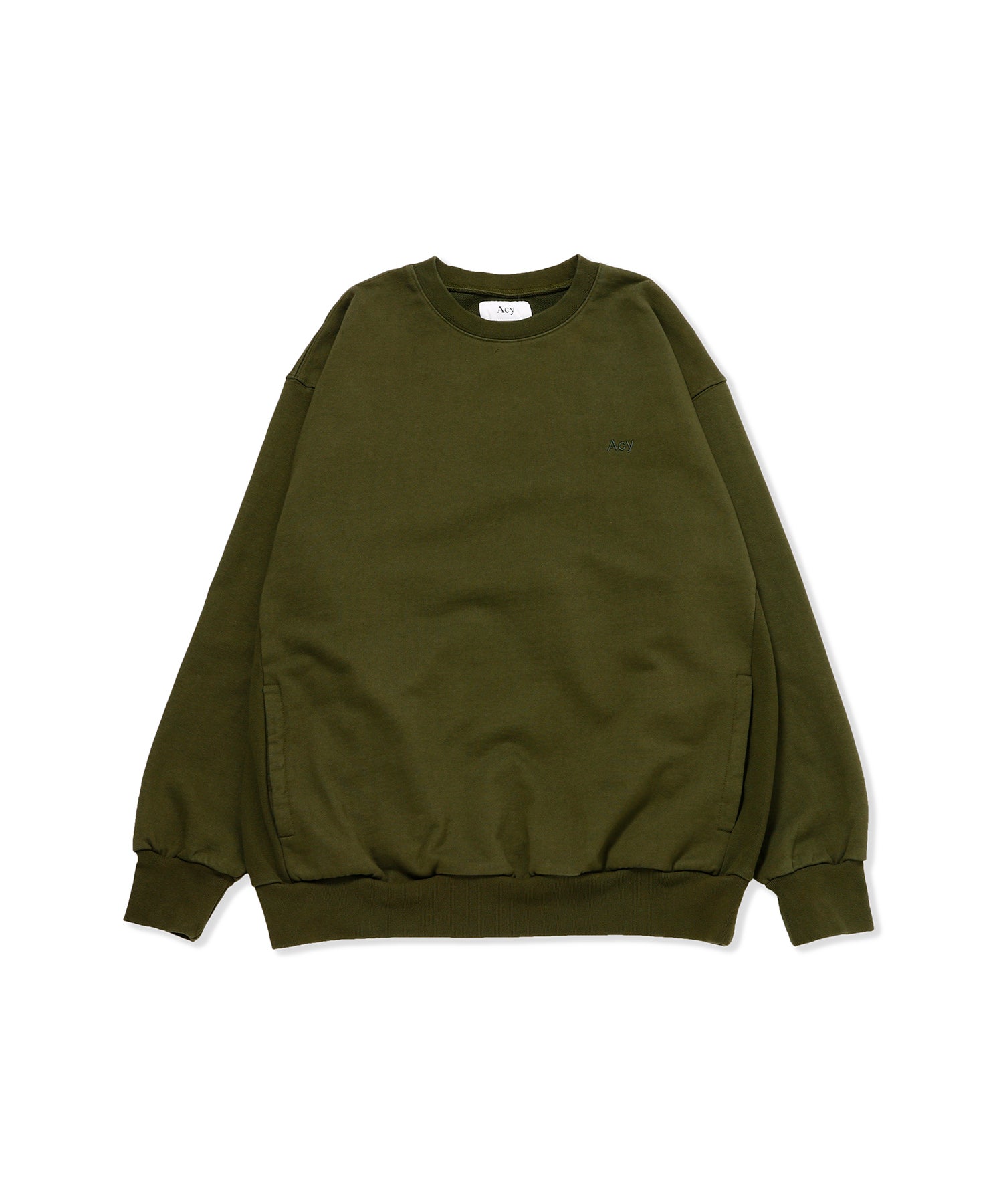 Garment Dye Crew Neck Sweat