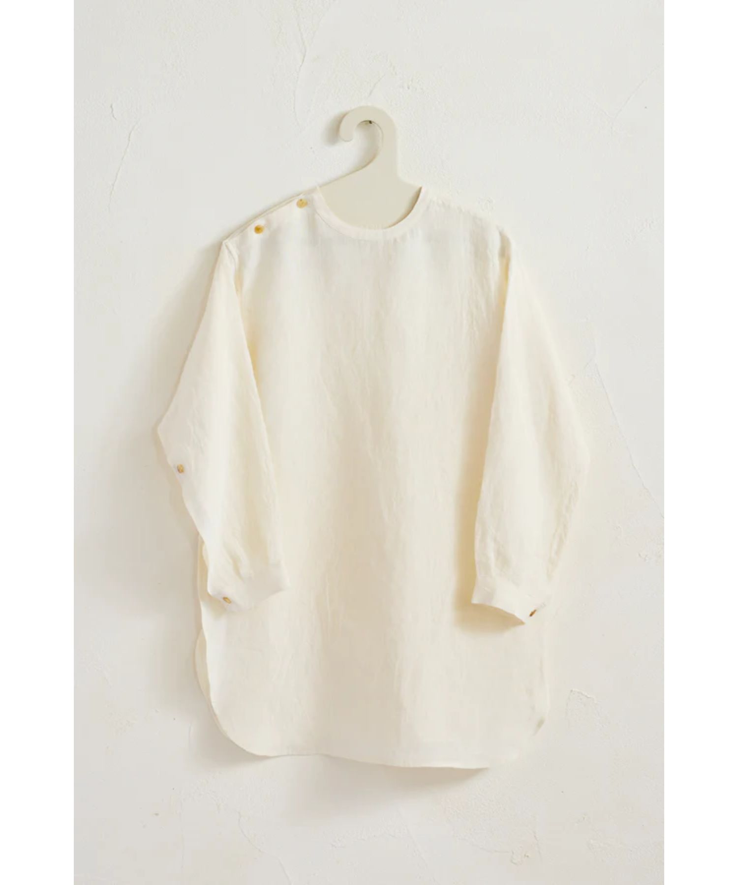 LINEN SIDE OPEN SHIRT