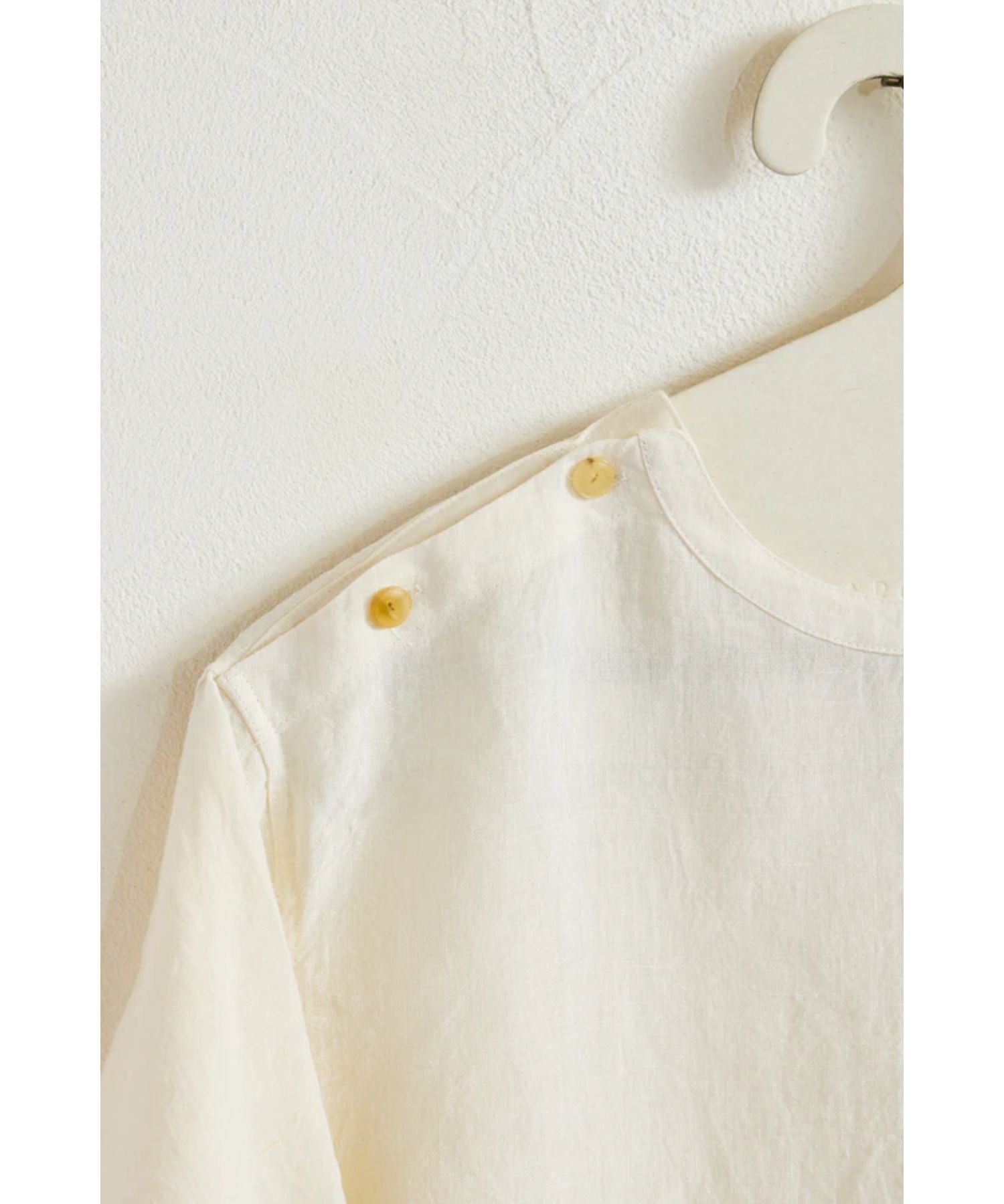 LINEN SIDE OPEN SHIRT