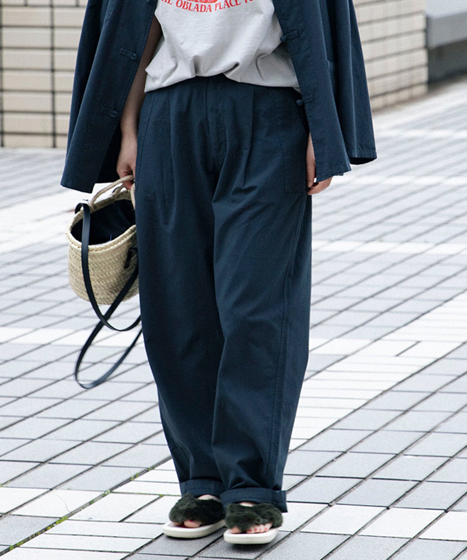 ARCHI アーキ / 8oz NEPDENIM HOOK PANTS CHINOISERIE PANTS - archi (アーキ) - bottom (ボトムス) | FIGURE