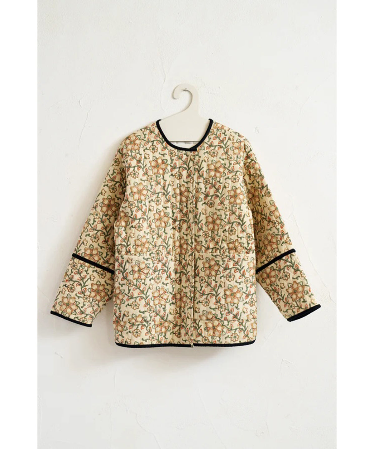 BLOCK PRINT QUILTED JACKET