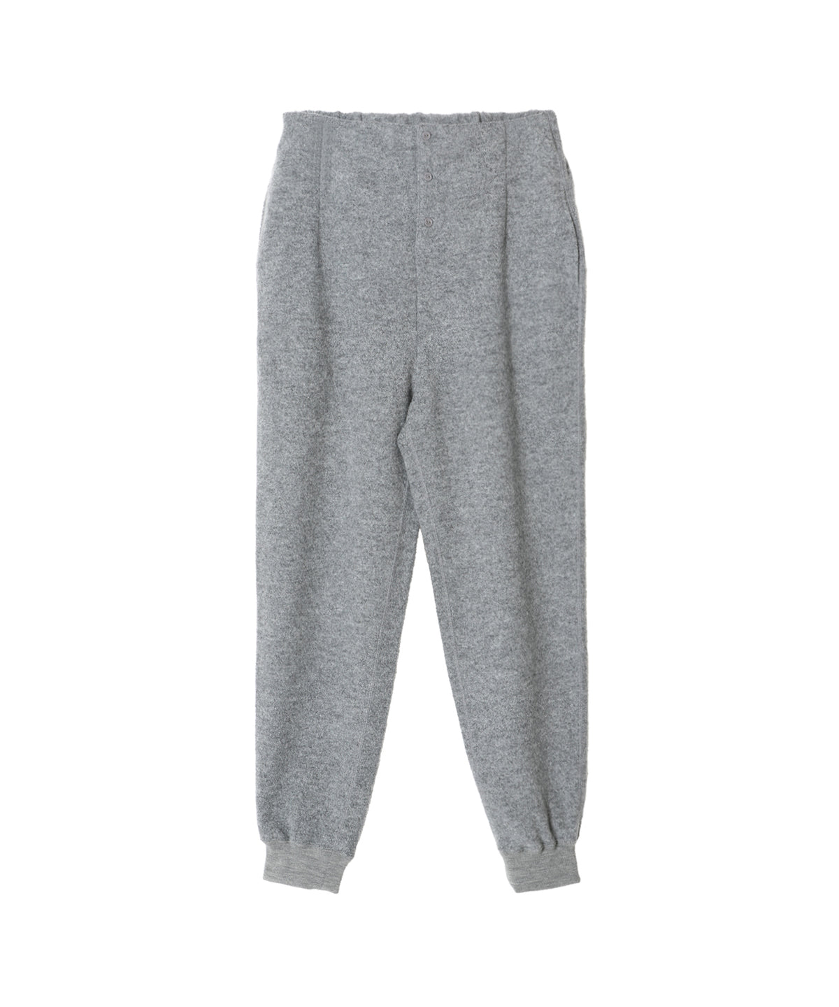 WOOL PILE PANTS