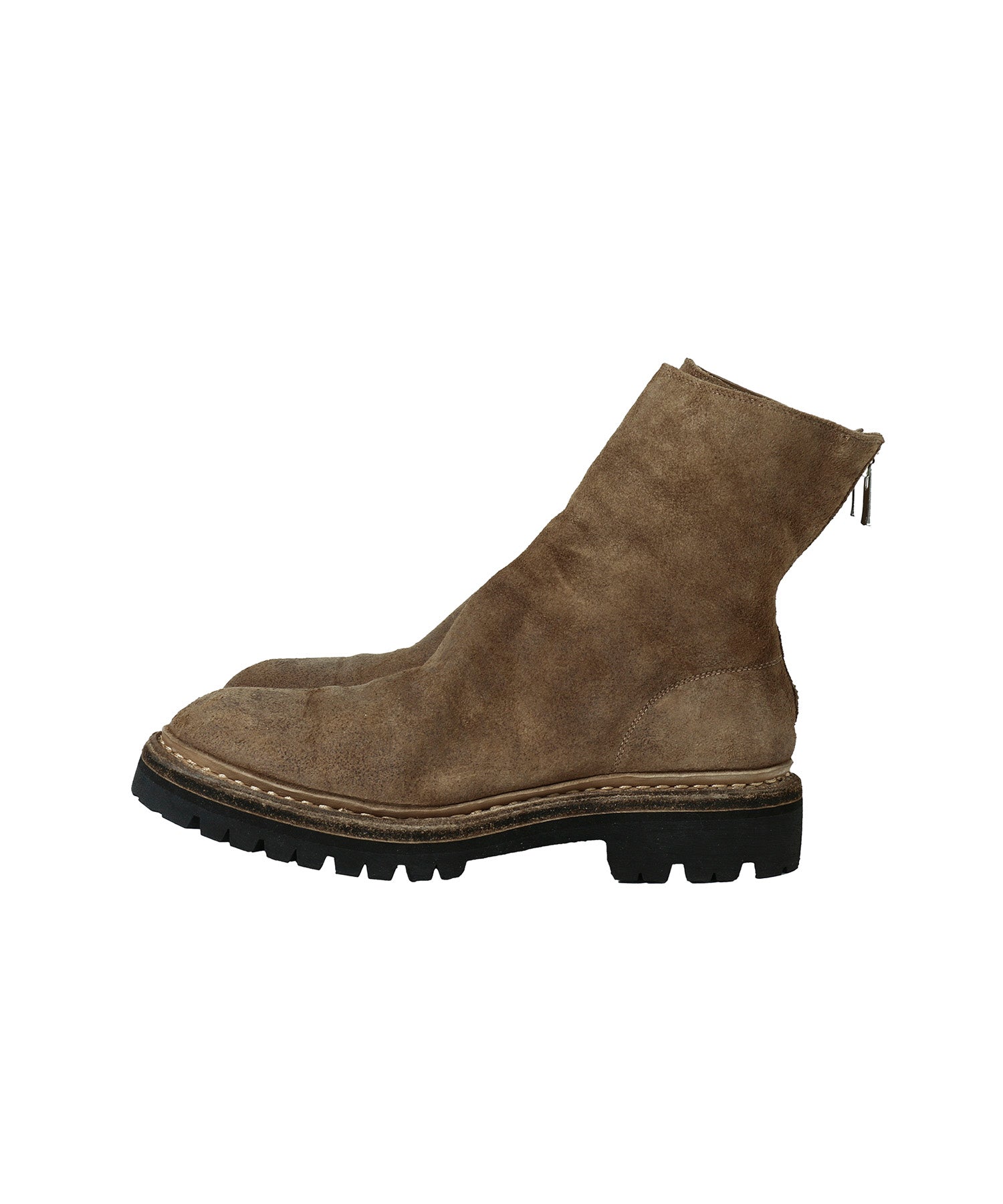 GUIDI バックジップブーツ COMOLI別注カラー