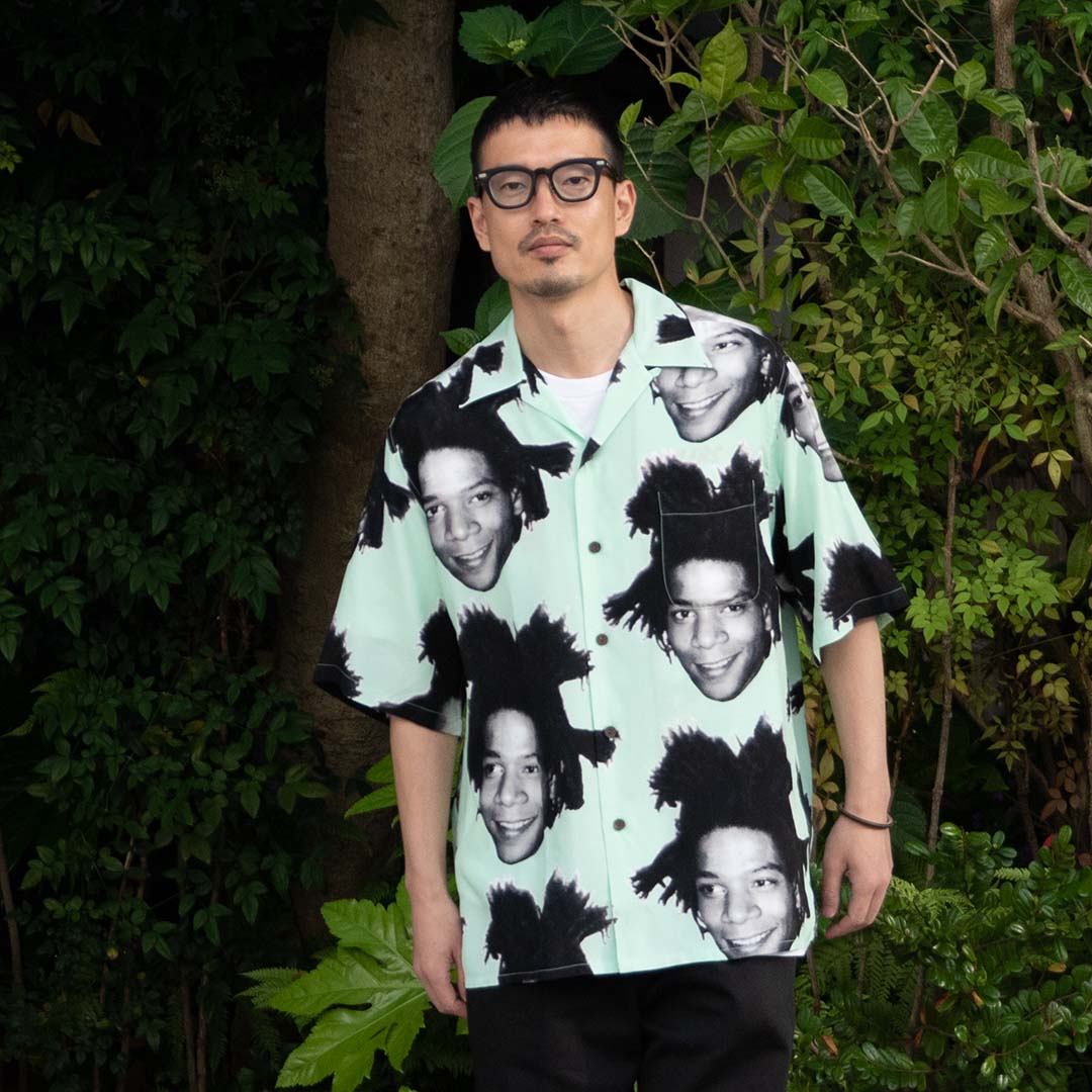 JEAN-MICHEL BASQUIAT / S/S HAWAIIAN SHIRT ( TYPE-1 )