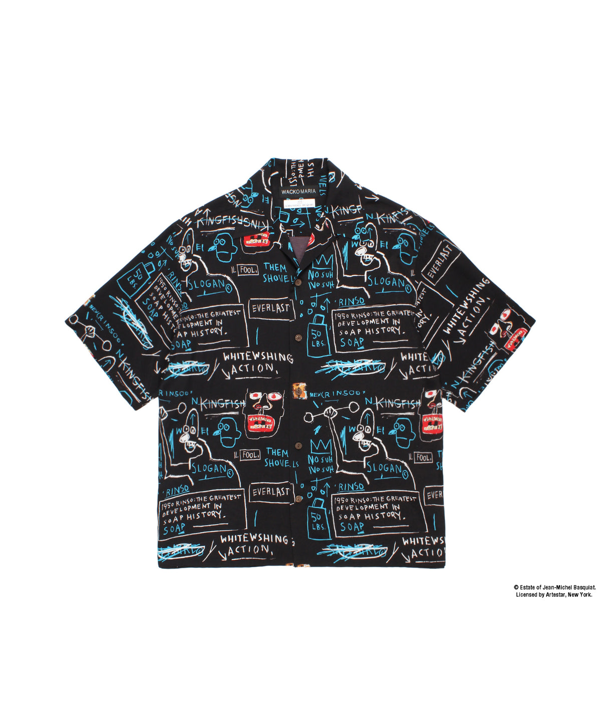 JEAN-MICHEL BASQUIAT / HAWAIIAN SHIRT