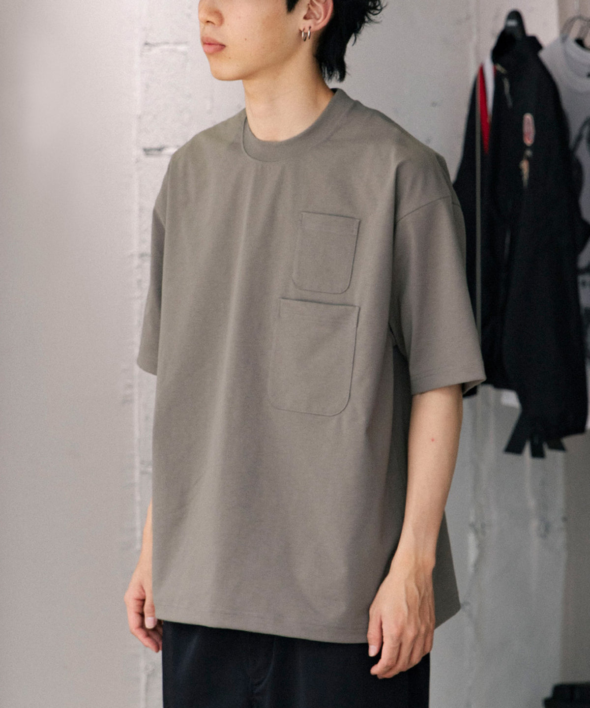 TECH W/POCKET CREW TEE