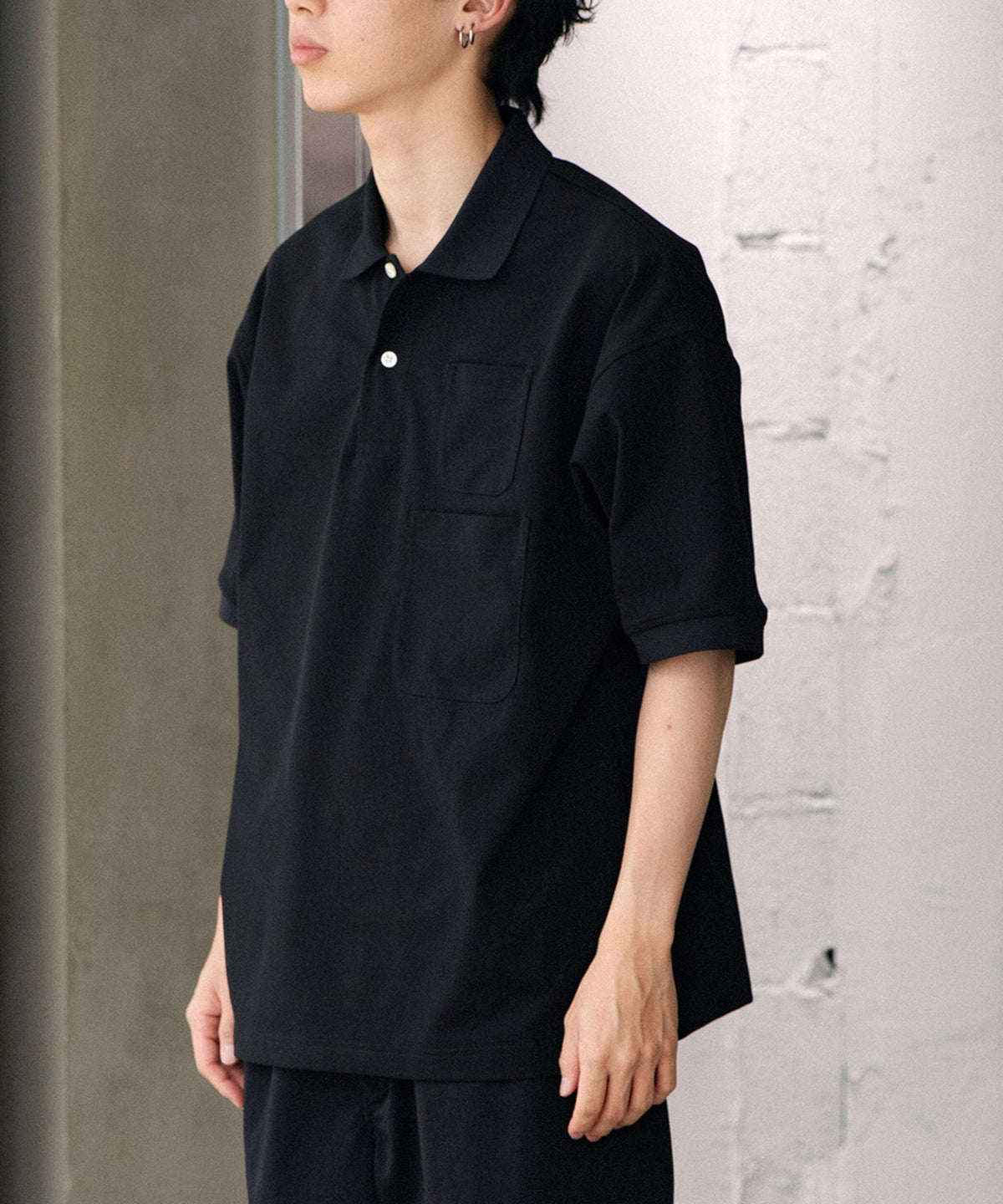 TECH POLO SHIRT W/POCKET S/S