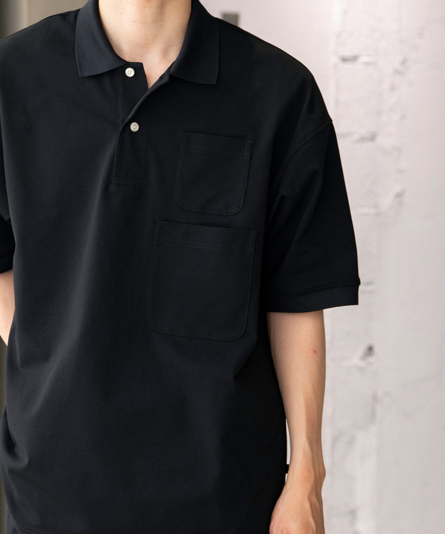 TECH POLO SHIRT W/POCKET S/S