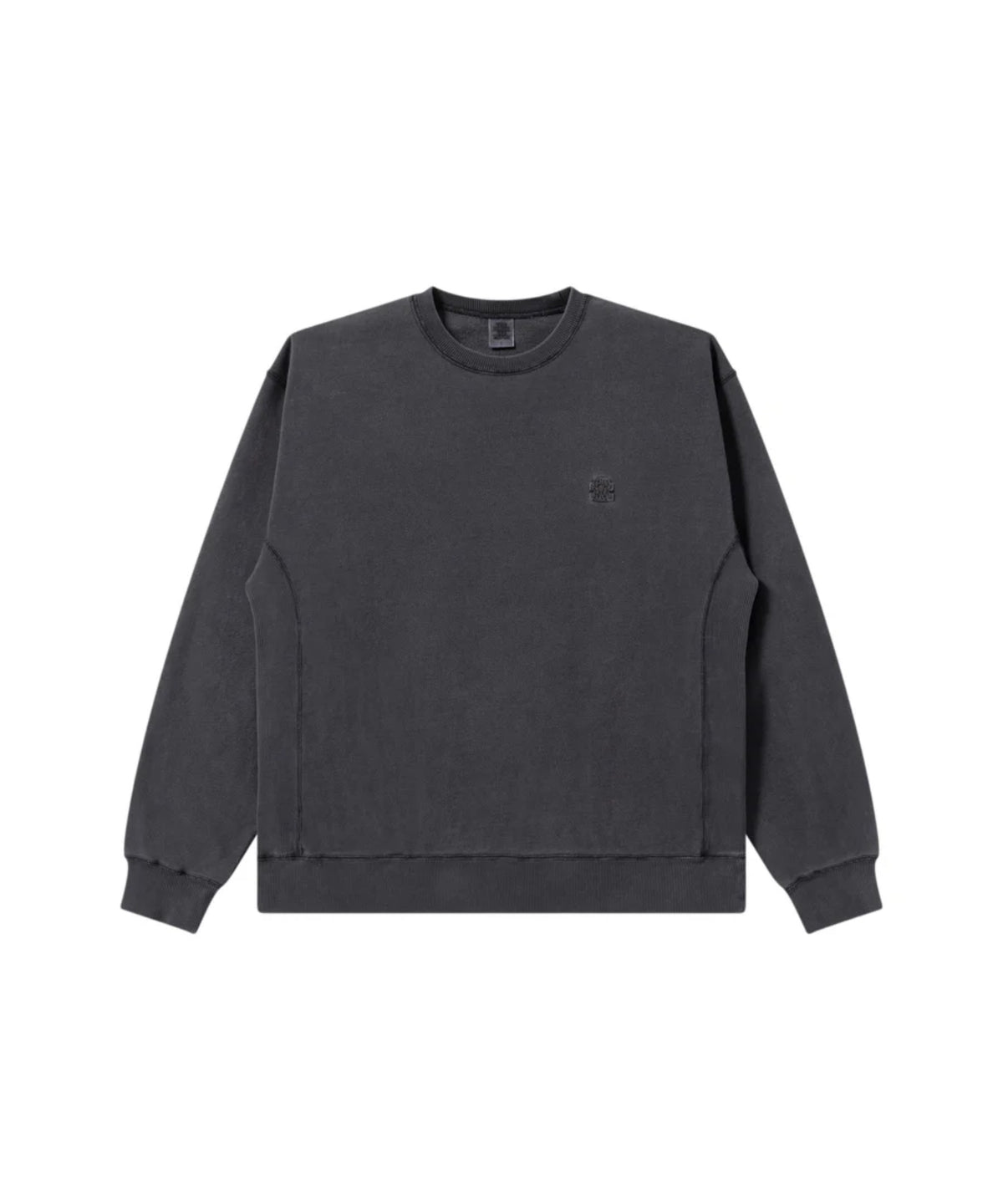SMALL OG LABEL PIGMENT DYDED CREW SWEAT