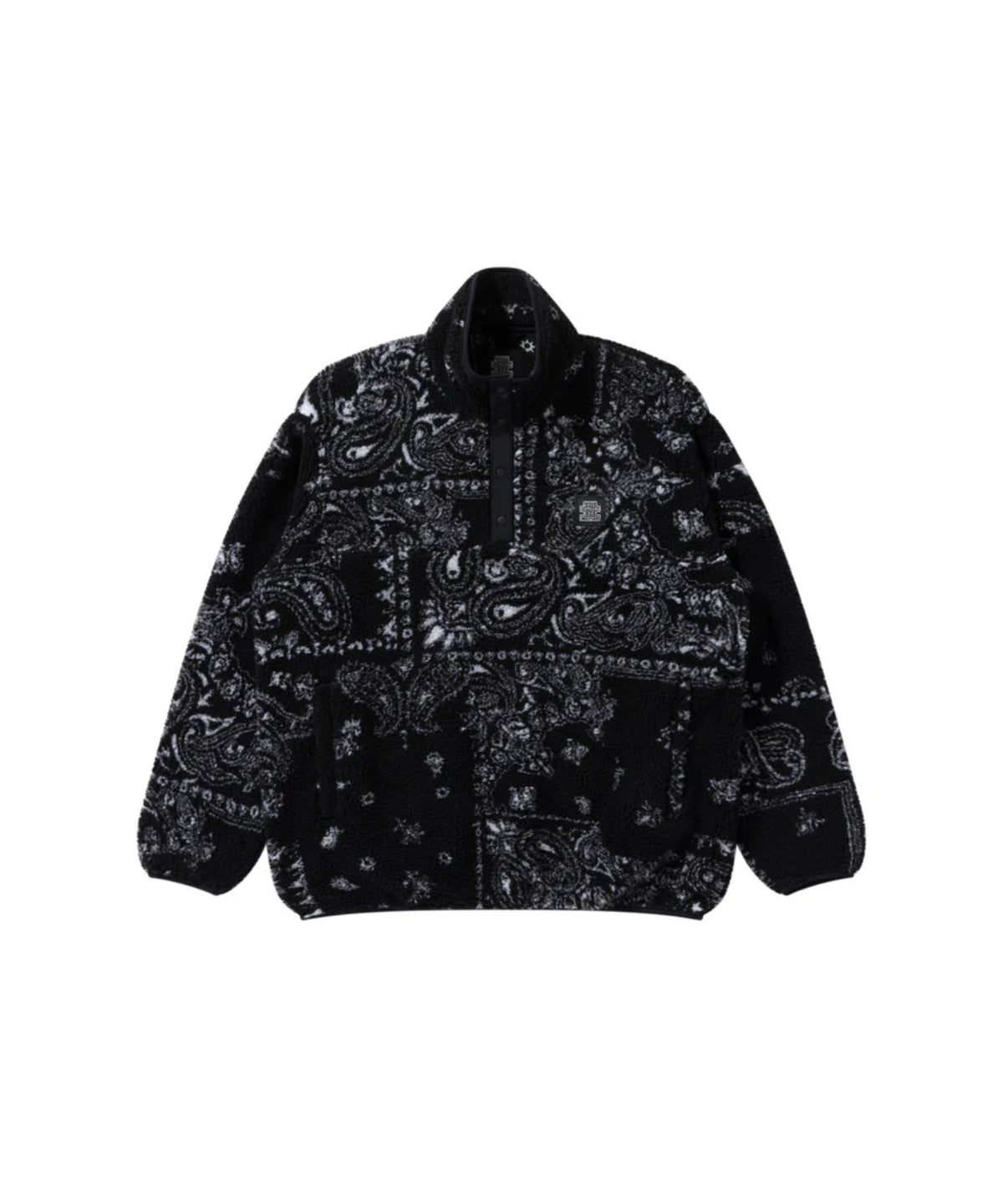OG LABEL PAISLEY FLEECE PULLOVER
