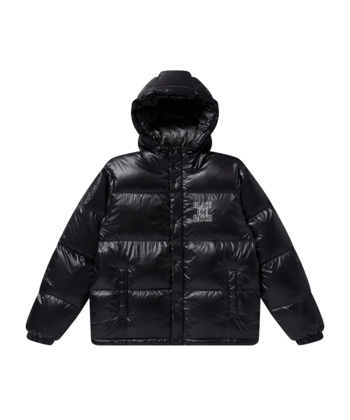 STENCIL LOGO HOODED DOWN JACKET