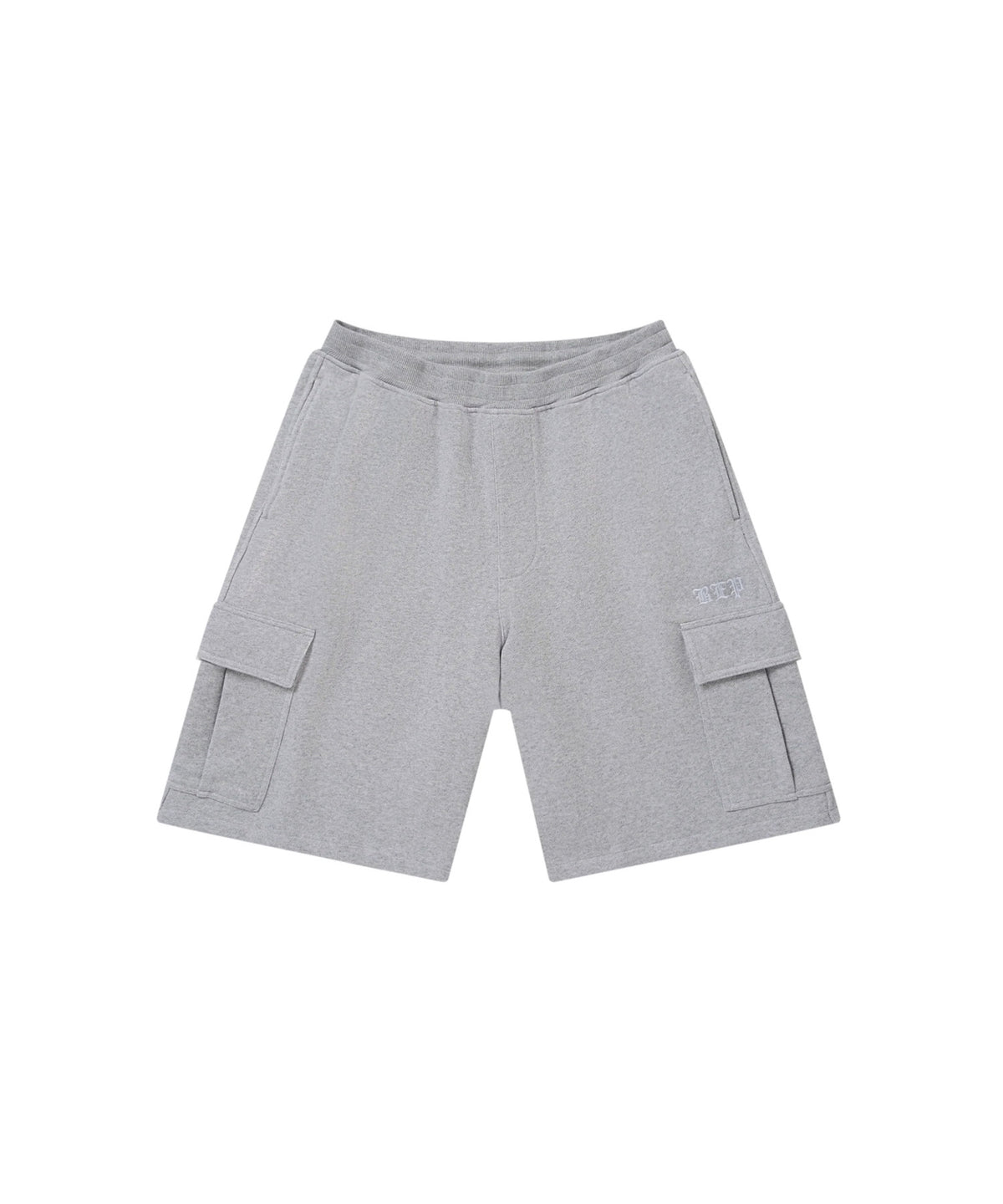 3 LETTER OE SWEAT CARGO BAGGY SHORTS HEATHER