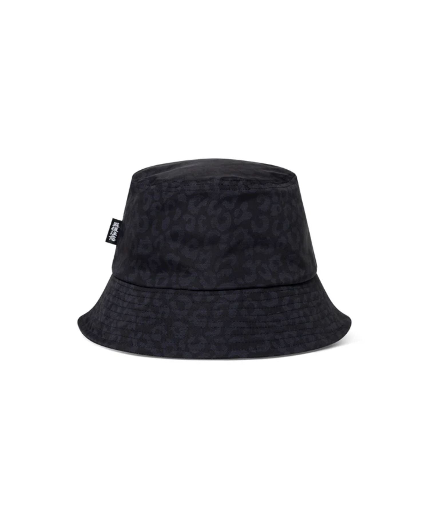 OG LABEL LEOPARD PATTERNED BUCKET HAT