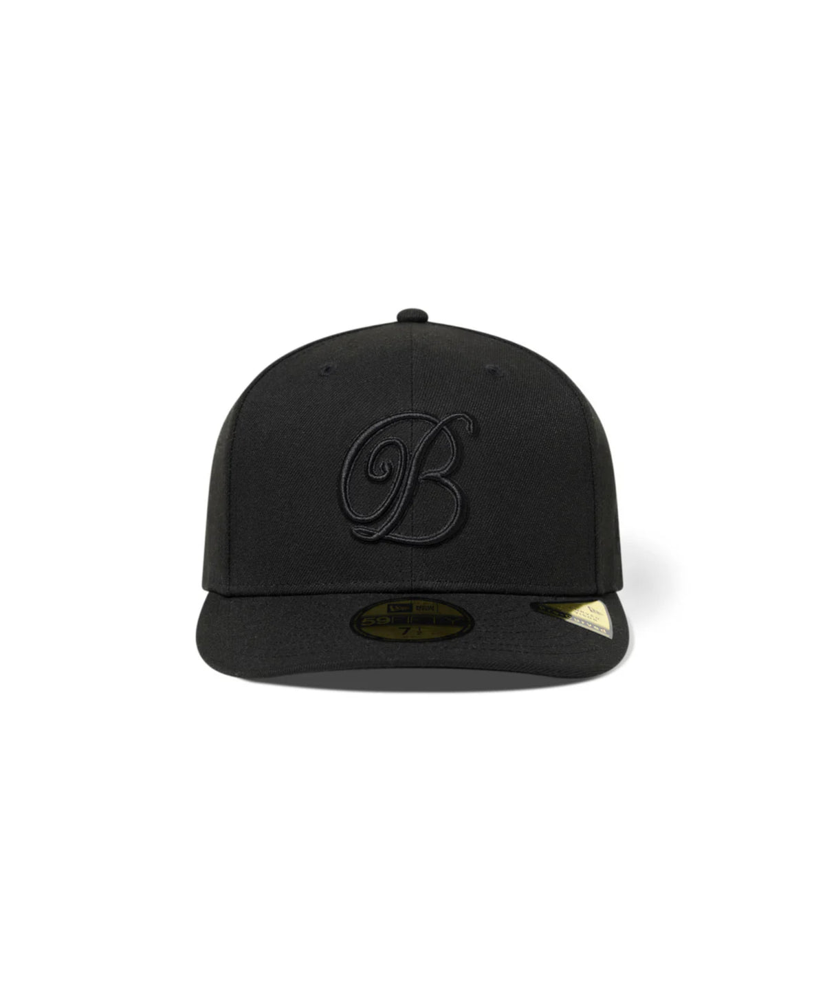 B EMBLEM PRE CURVED NEW ERA CAP
