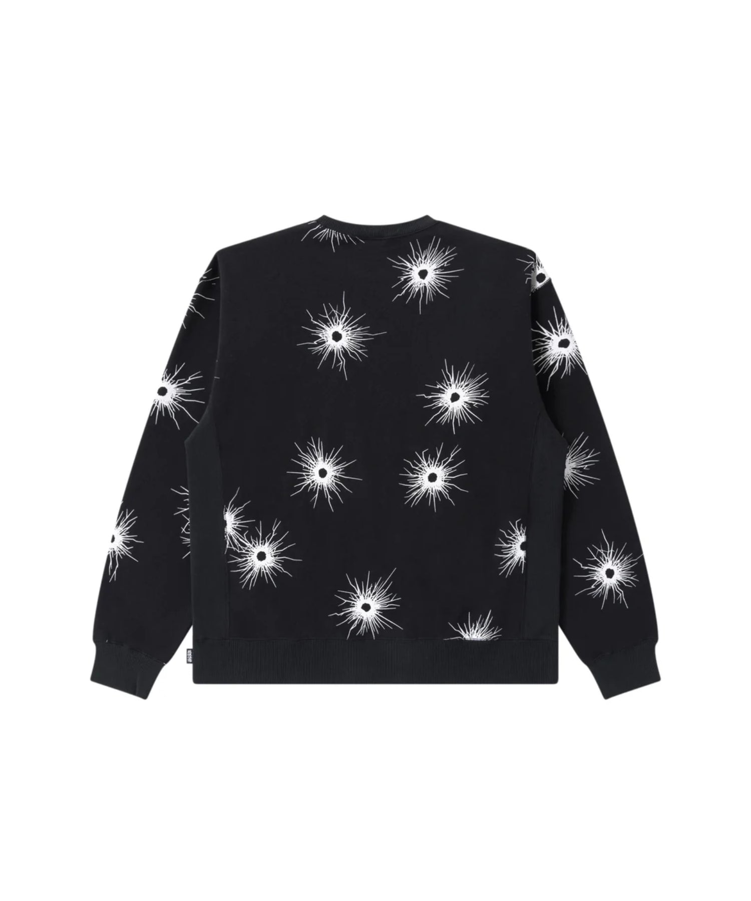GUNSHOT STENCIL LOGO CREW SWEAT