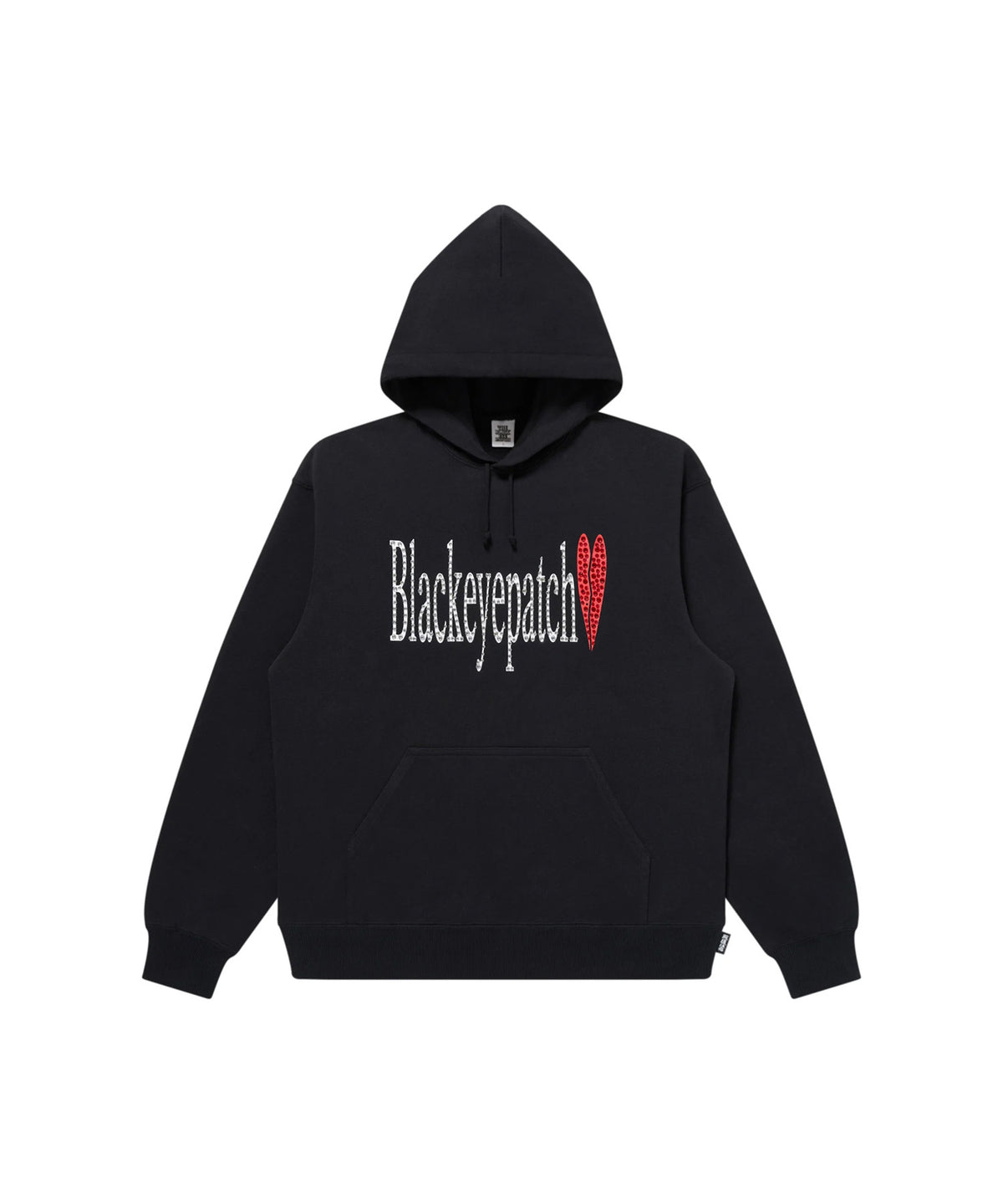 RHINESTONED HEARTBREAK LOGO HOODIE